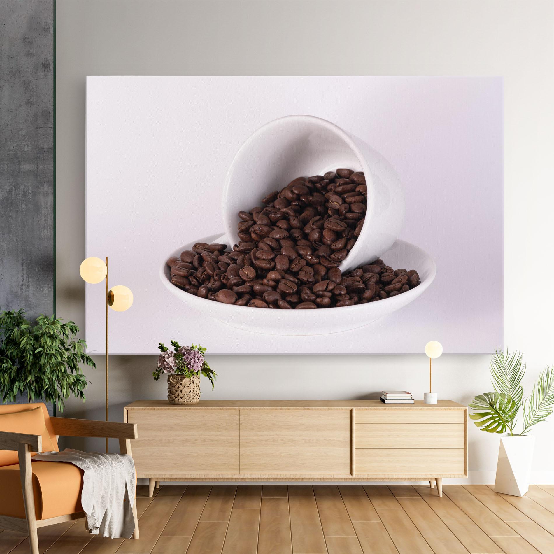 Obraz na Płótnie Bowl Of Coffee mockup 9