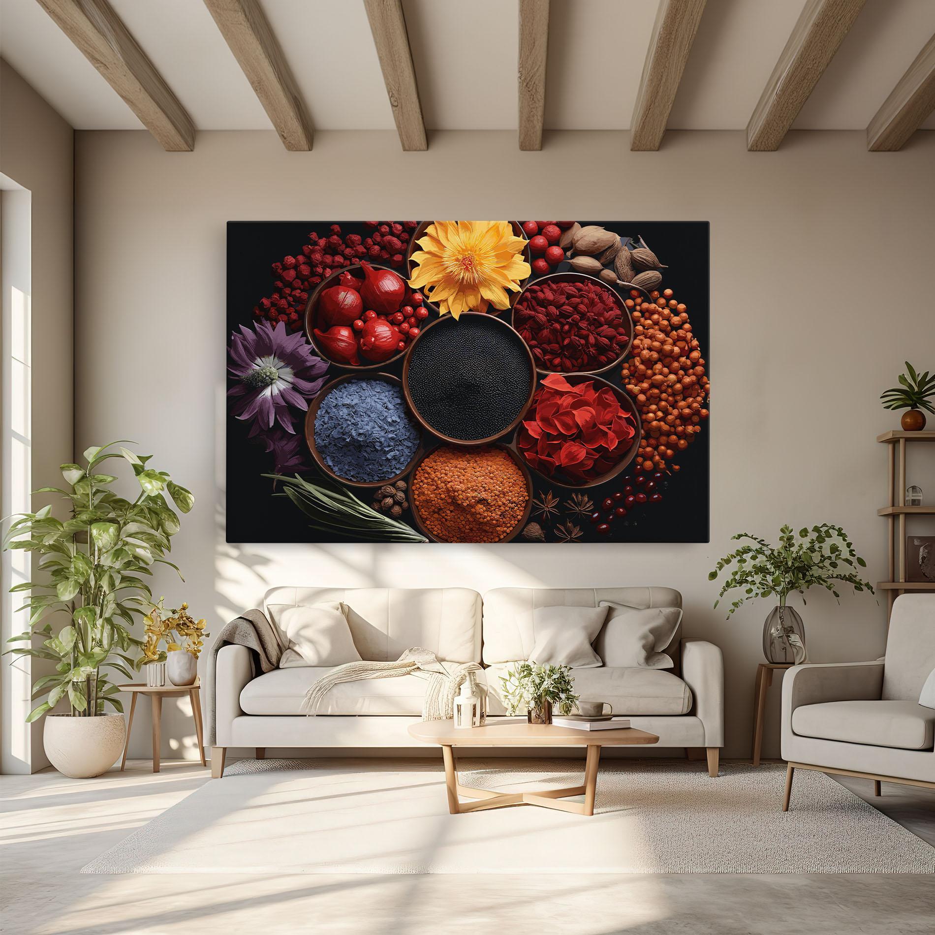 Obraz na Płótnie Autumn Color Spices mockup 6