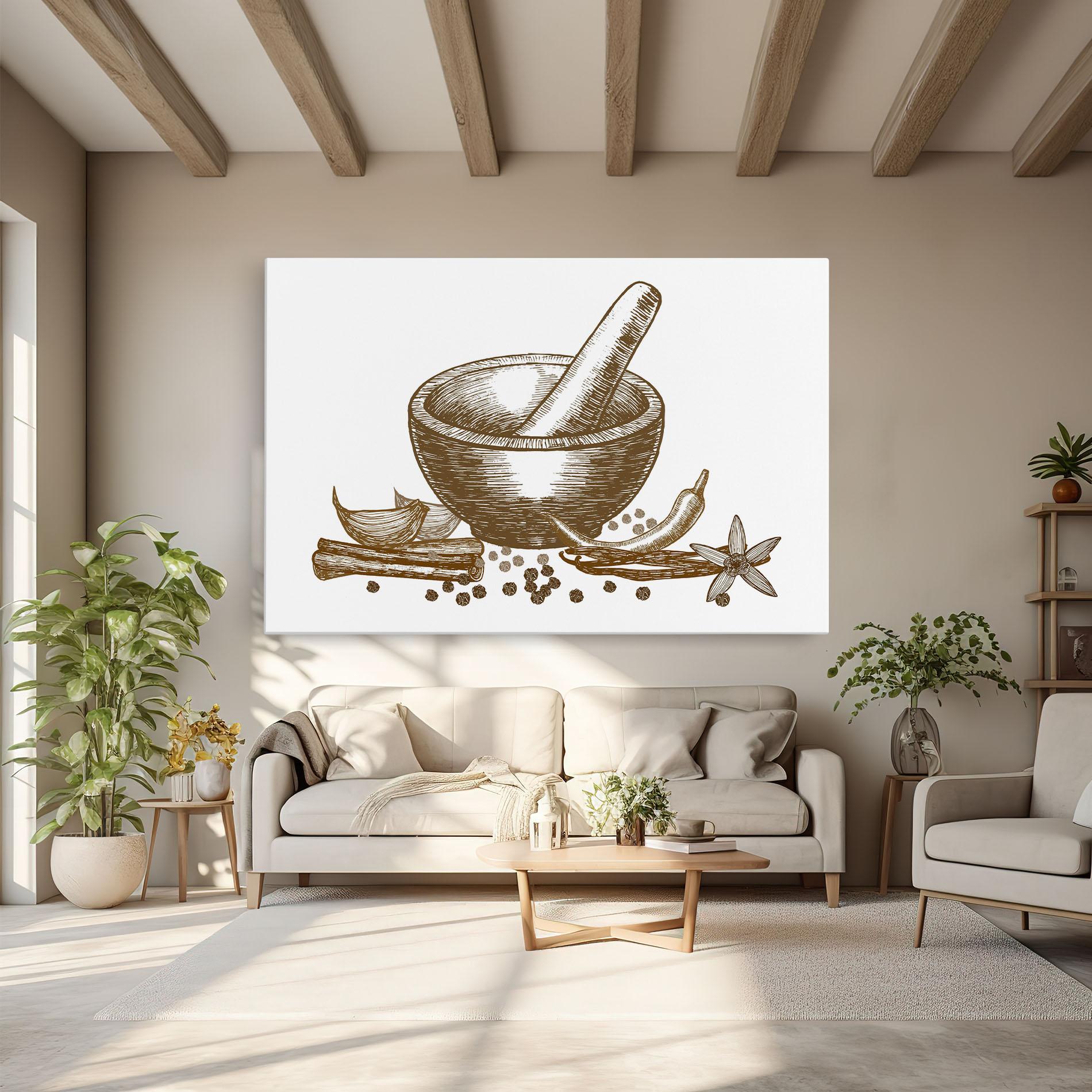 Obraz na Płótnie Spicies mockup 6