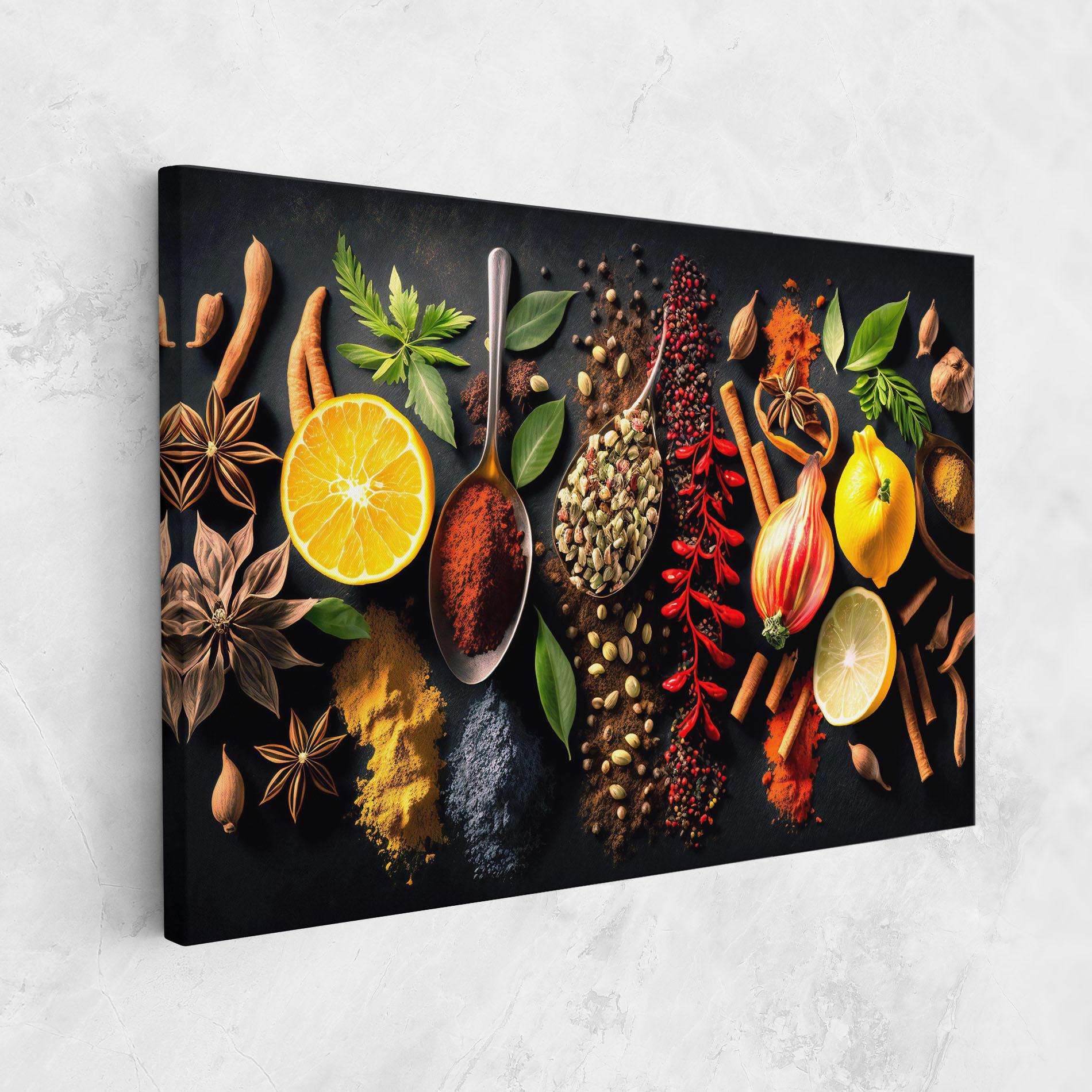 Obraz na Płótnie Closeup Pices mockup 1