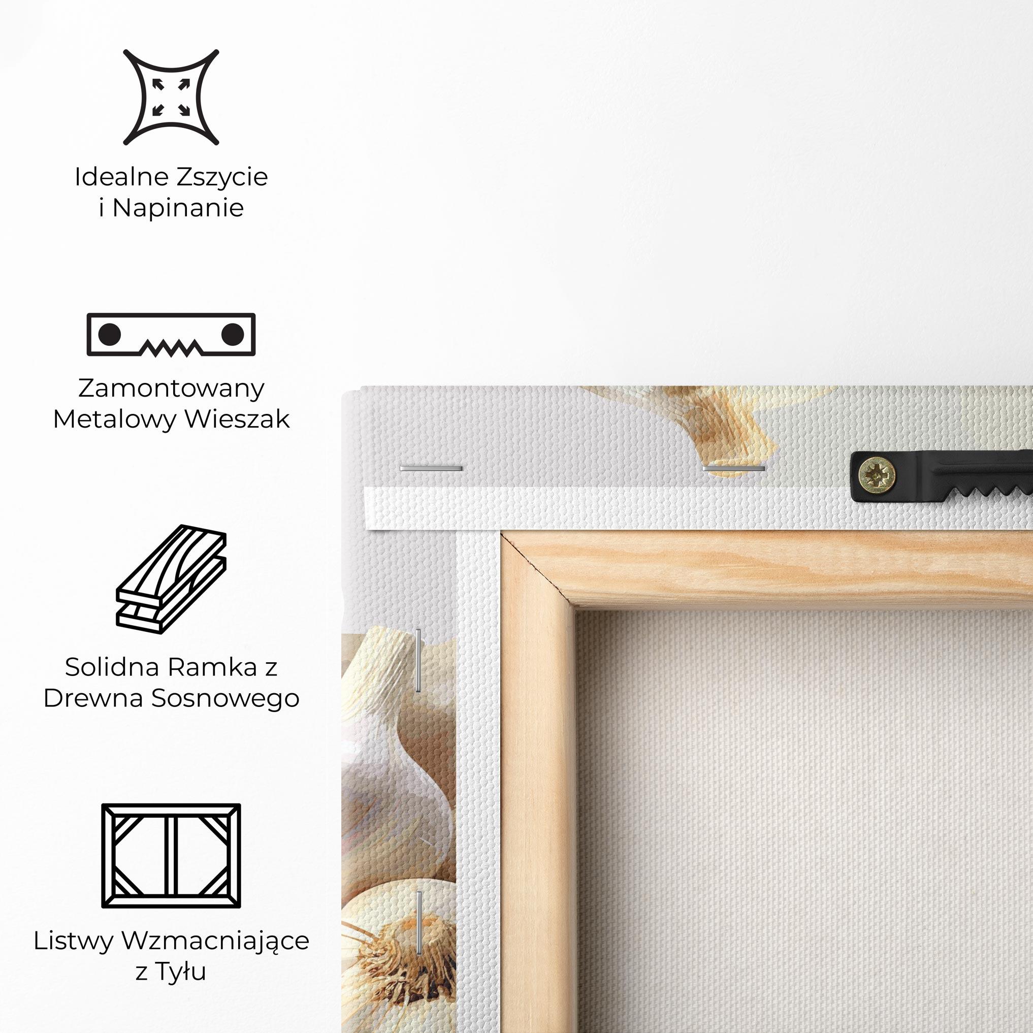 Obraz na Płótnie Garlic Art mockup 5