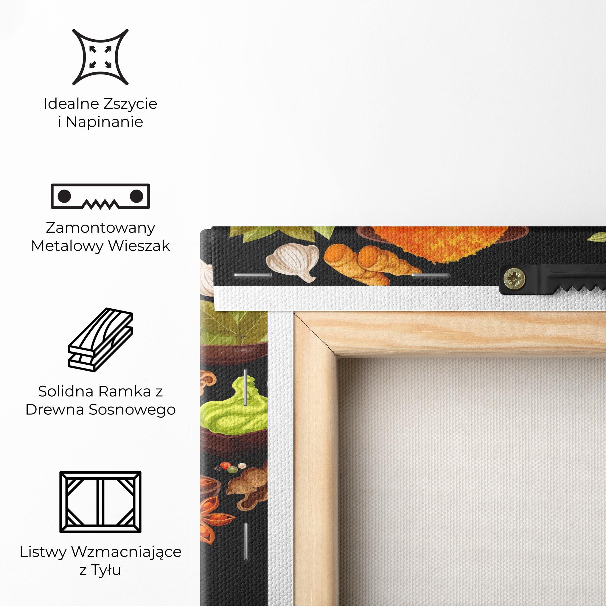 Obraz na Płótnie Seasoning Heart mockup 5