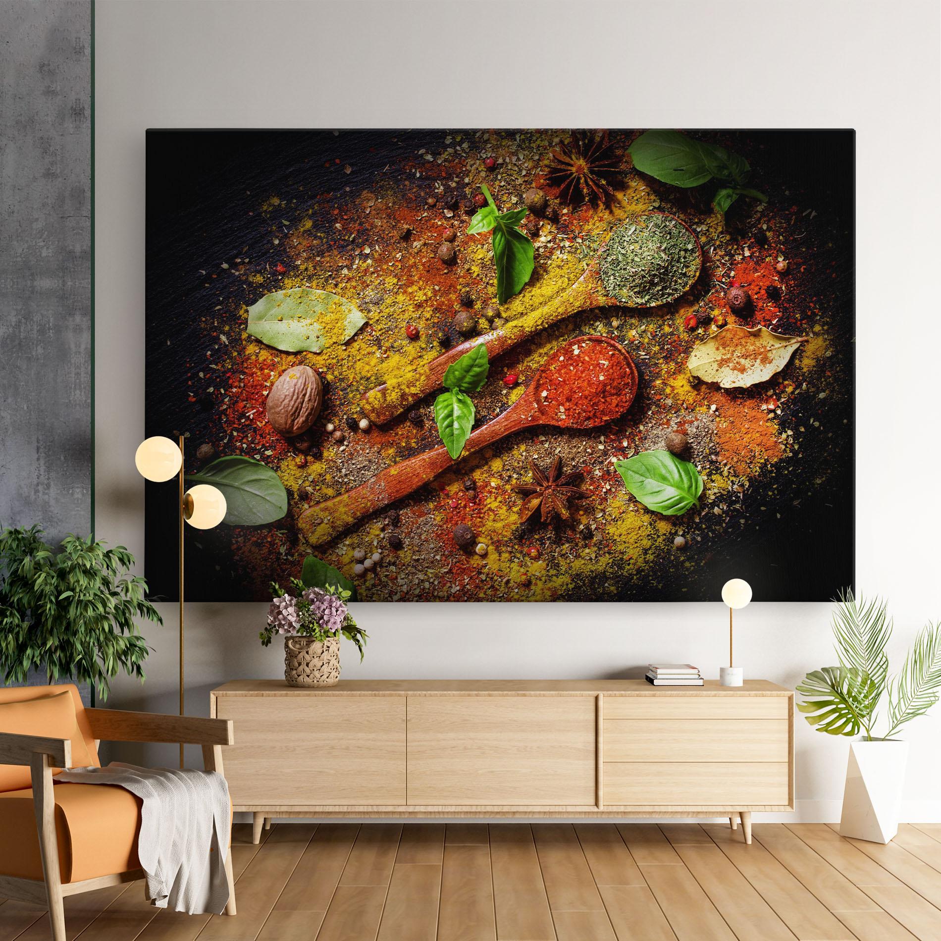 Obraz na Płótnie Oriental Spices mockup 9