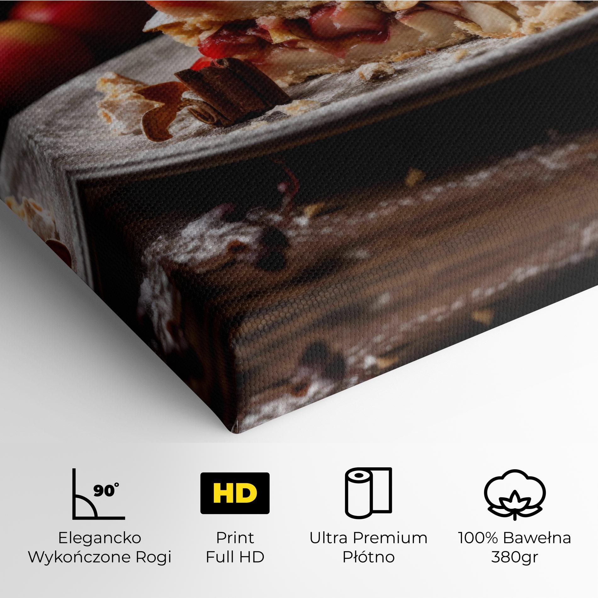 Obraz na Płótnie Apple Cinnamon mockup 4