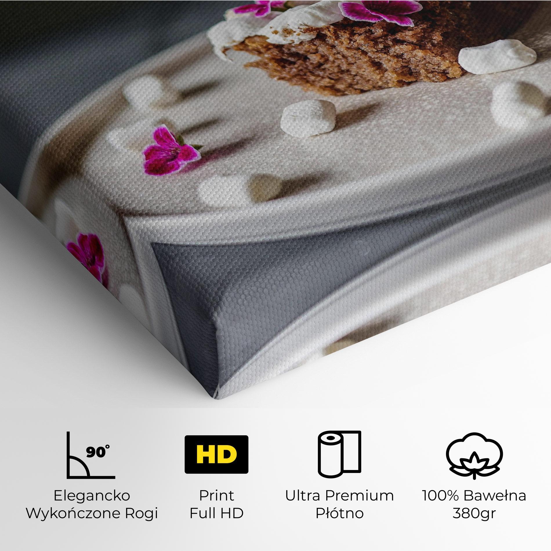 Obraz na Płótnie Marshmallow Cake mockup 4