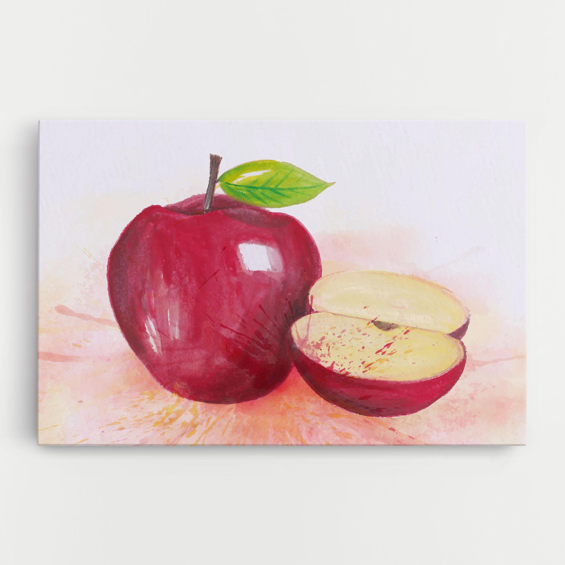 Obraz na Płótnie Apple Art mockup 0