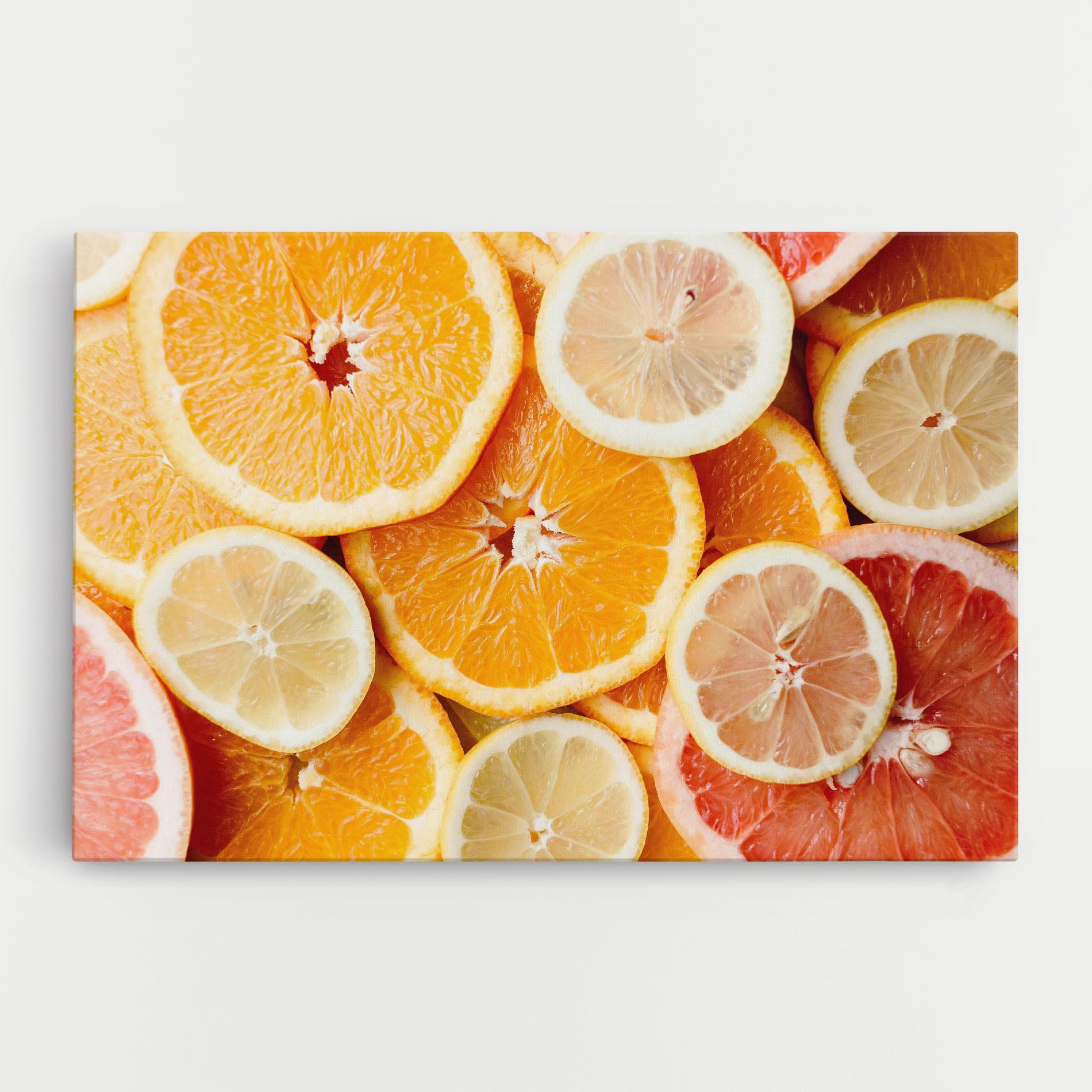 Obraz na Płótnie Citrus Fruits mockup 0