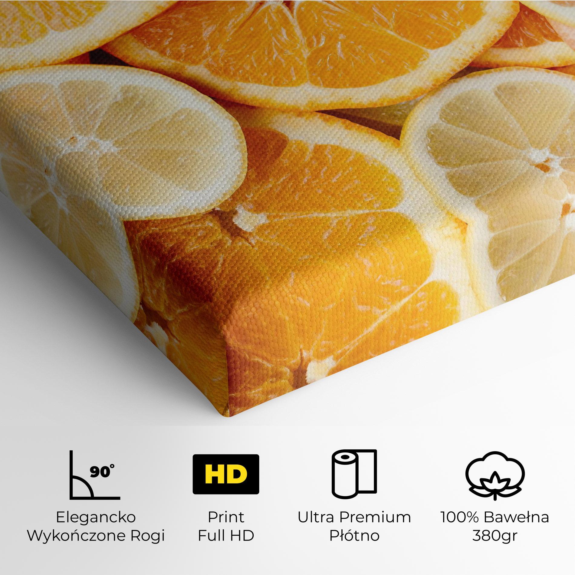 Obraz na Płótnie Citrus Fruits mockup 4