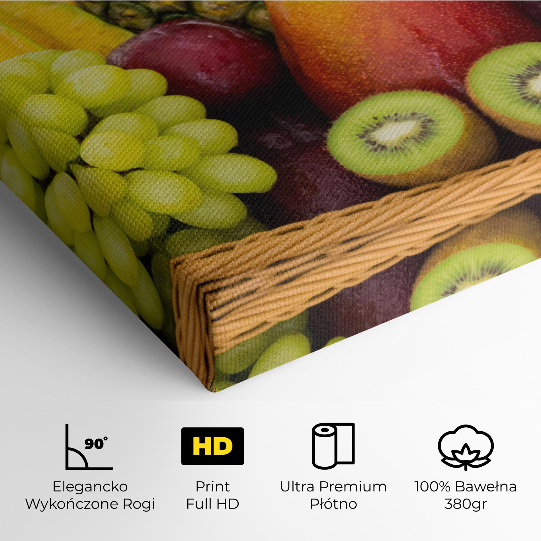 Obraz na Płótnie Fruit Basket mockup 4