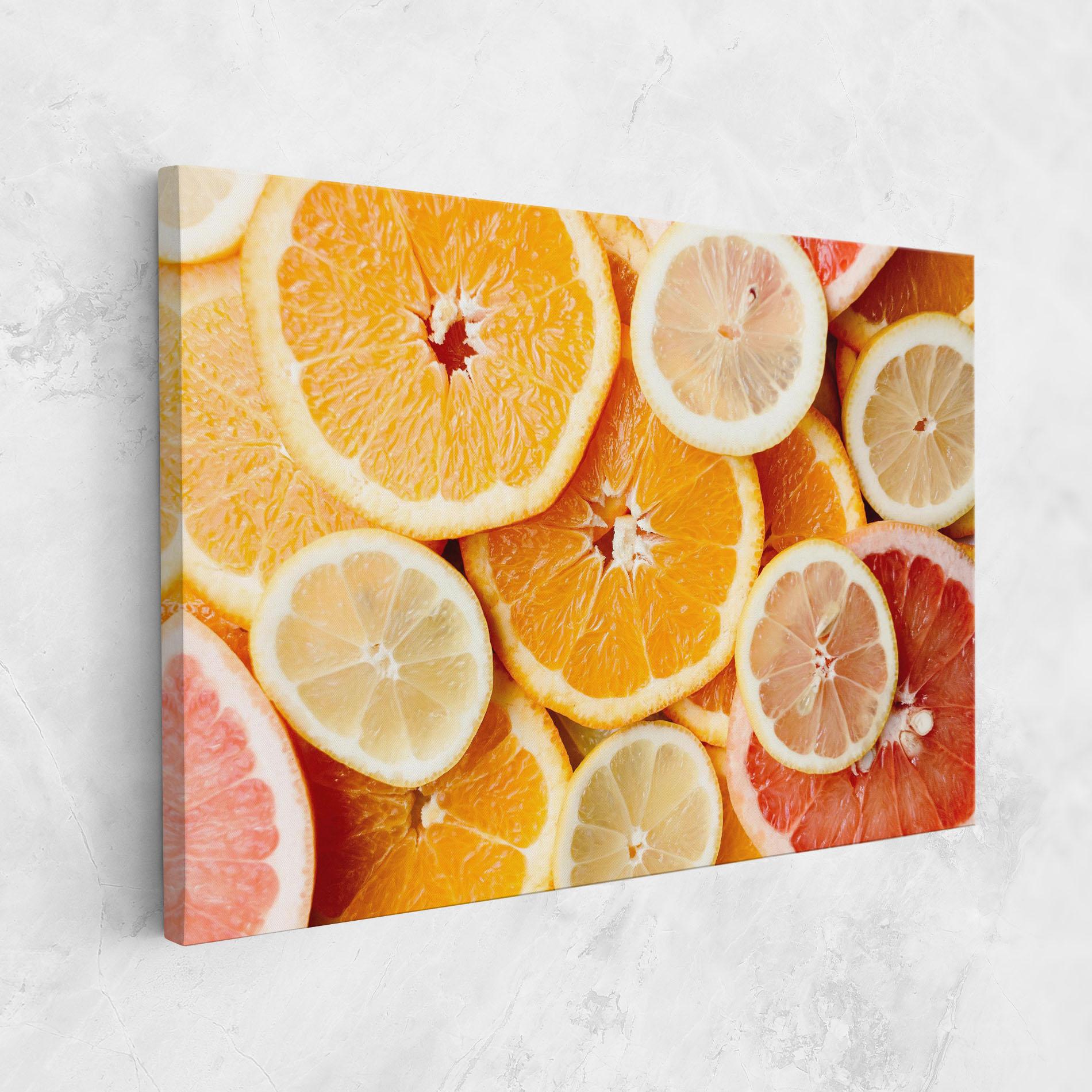 Obraz na Płótnie Citrus Fruits mockup 1