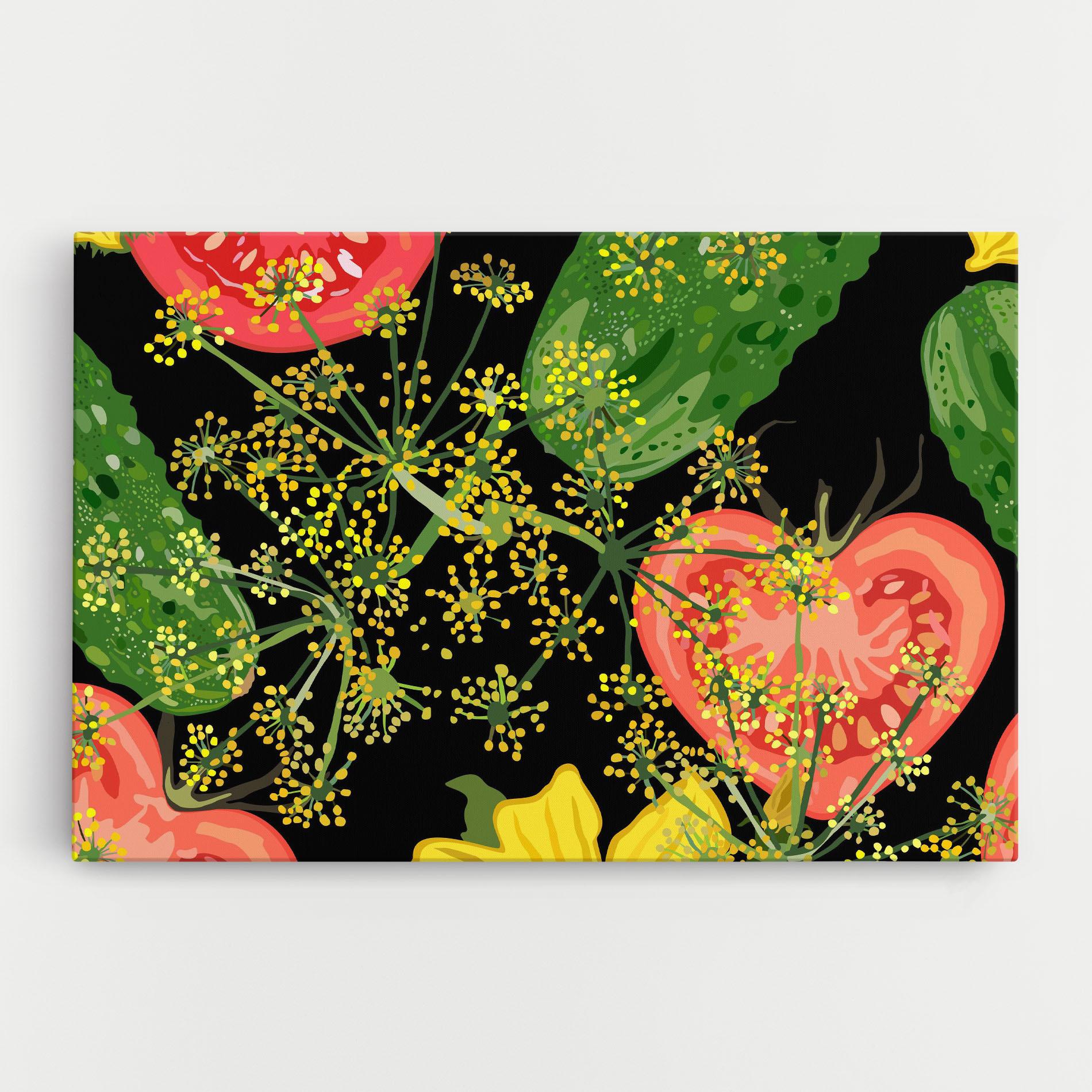 Obraz na Płótnie Heart Tomato mockup 0