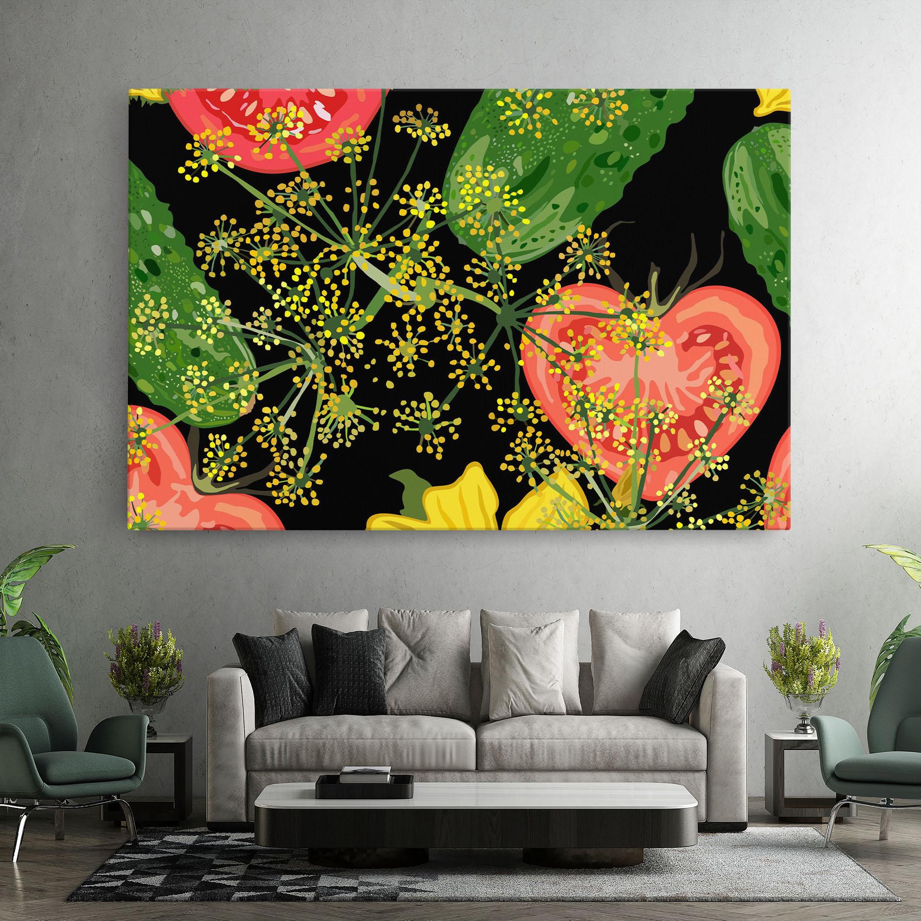 Obraz na Płótnie Heart Tomato mockup 7