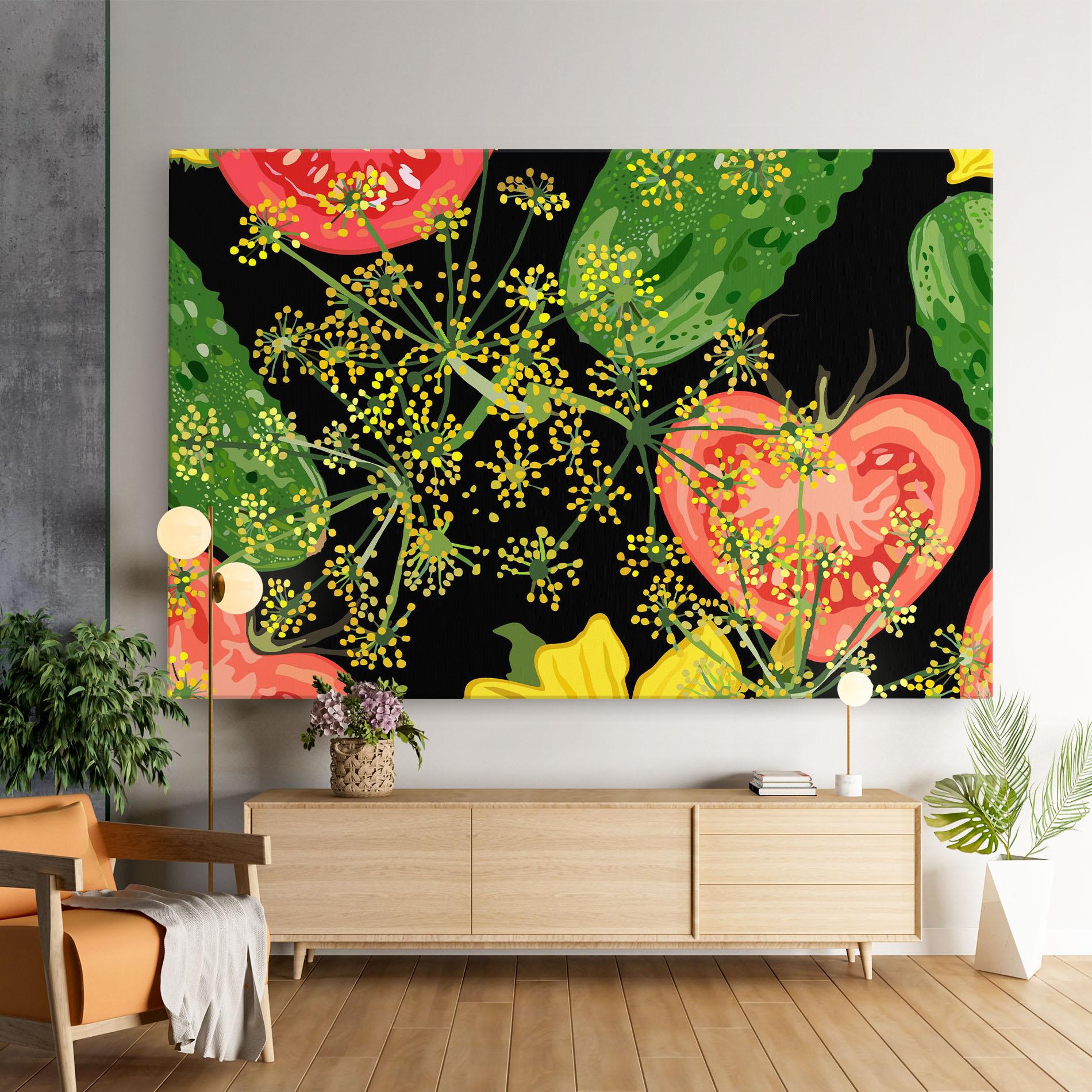 Obraz na Płótnie Heart Tomato mockup 9