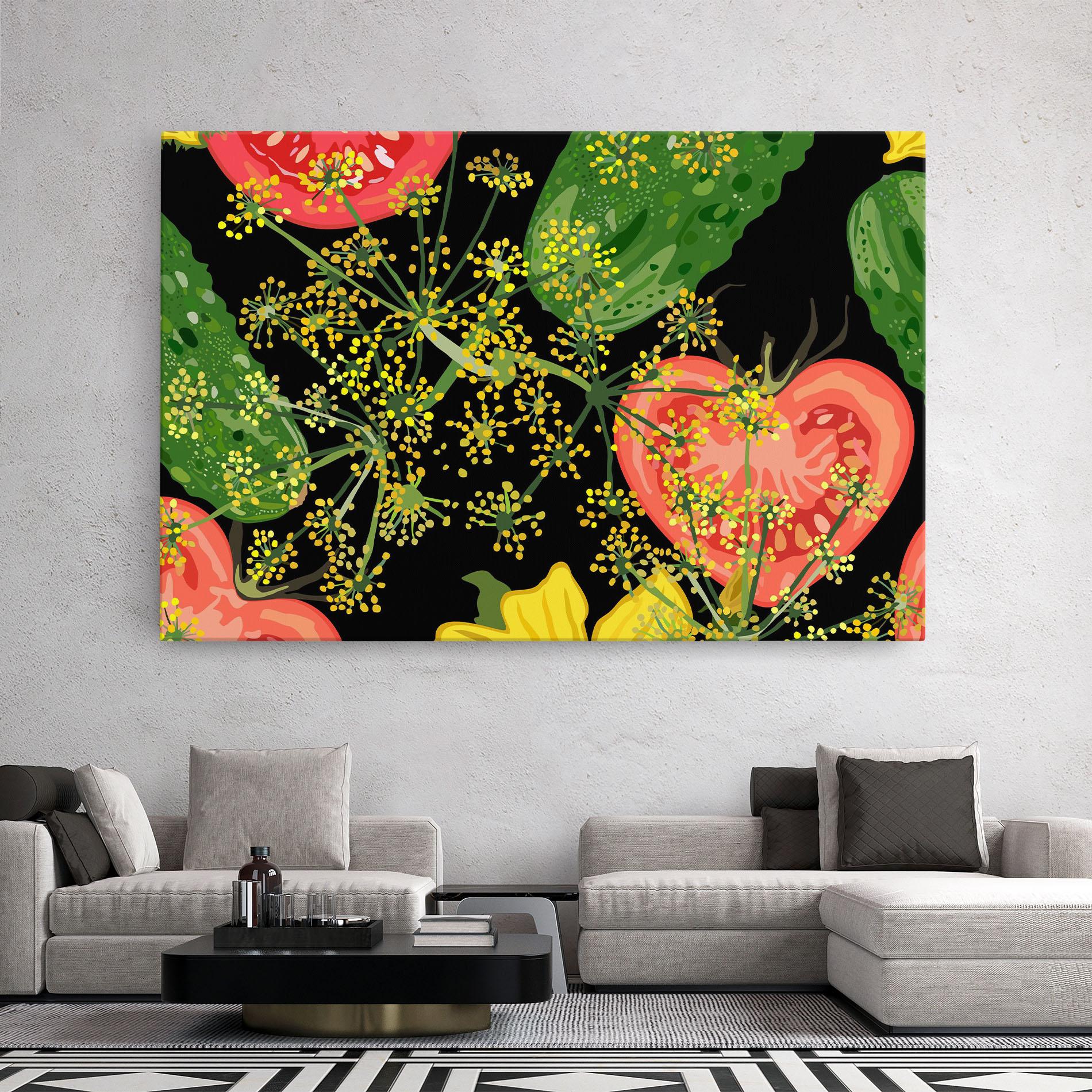 Obraz na Płótnie Heart Tomato mockup 2