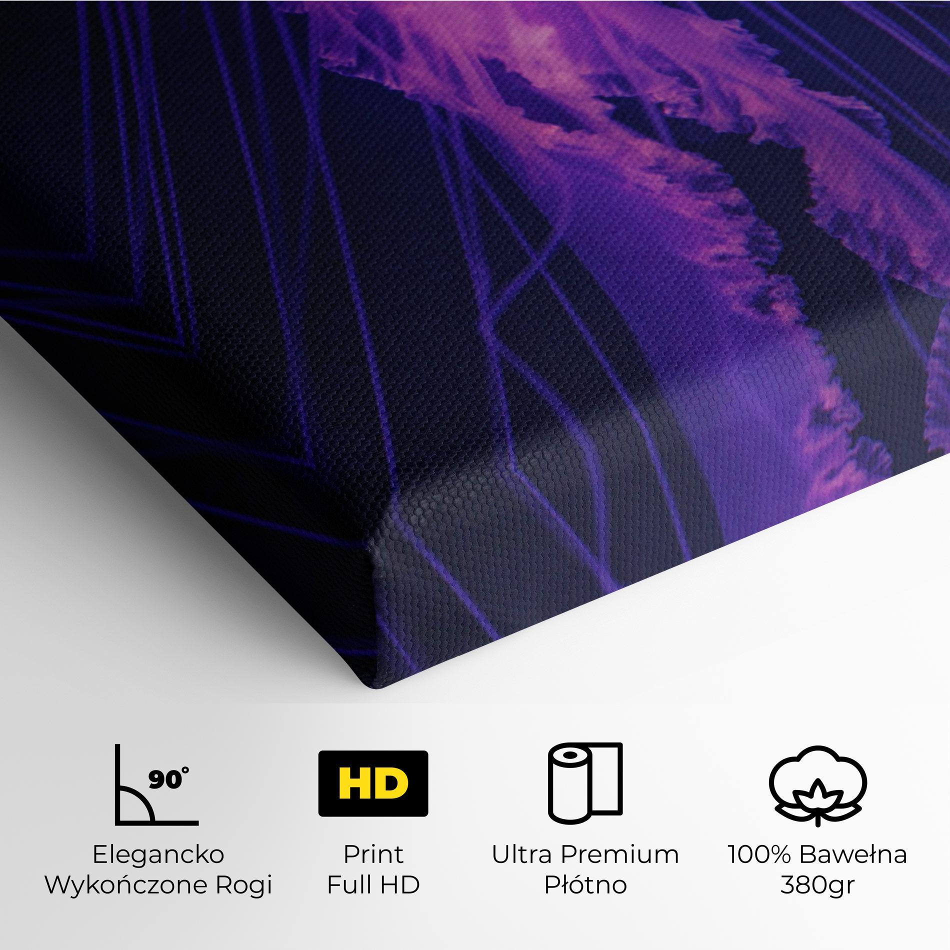 Obraz na Płótnie Light Purple Jellyfish mockup 4