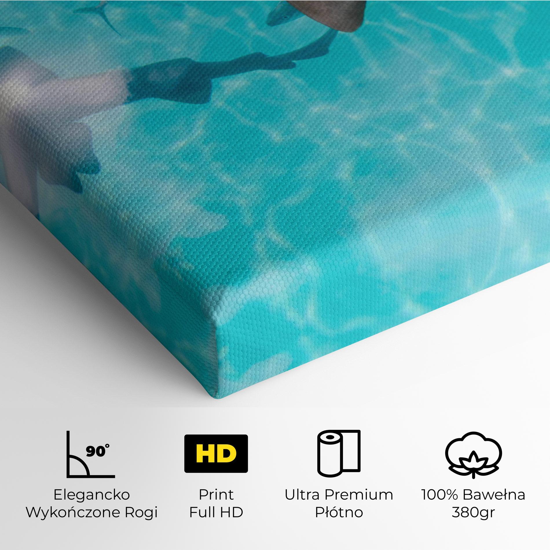 Obraz na Płótnie Pretty Shark mockup 4