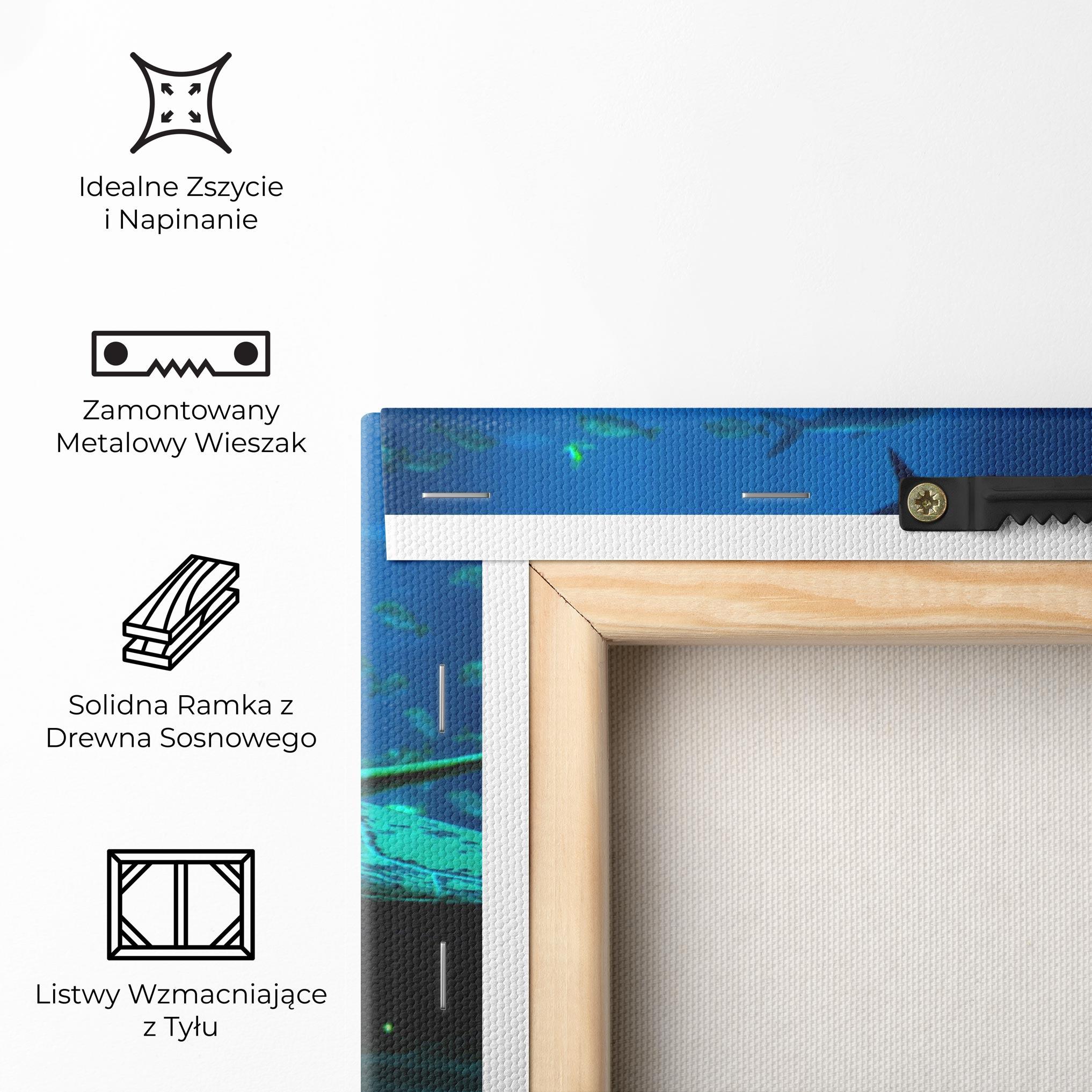 Obraz na Płótnie Green Turtule mockup 5