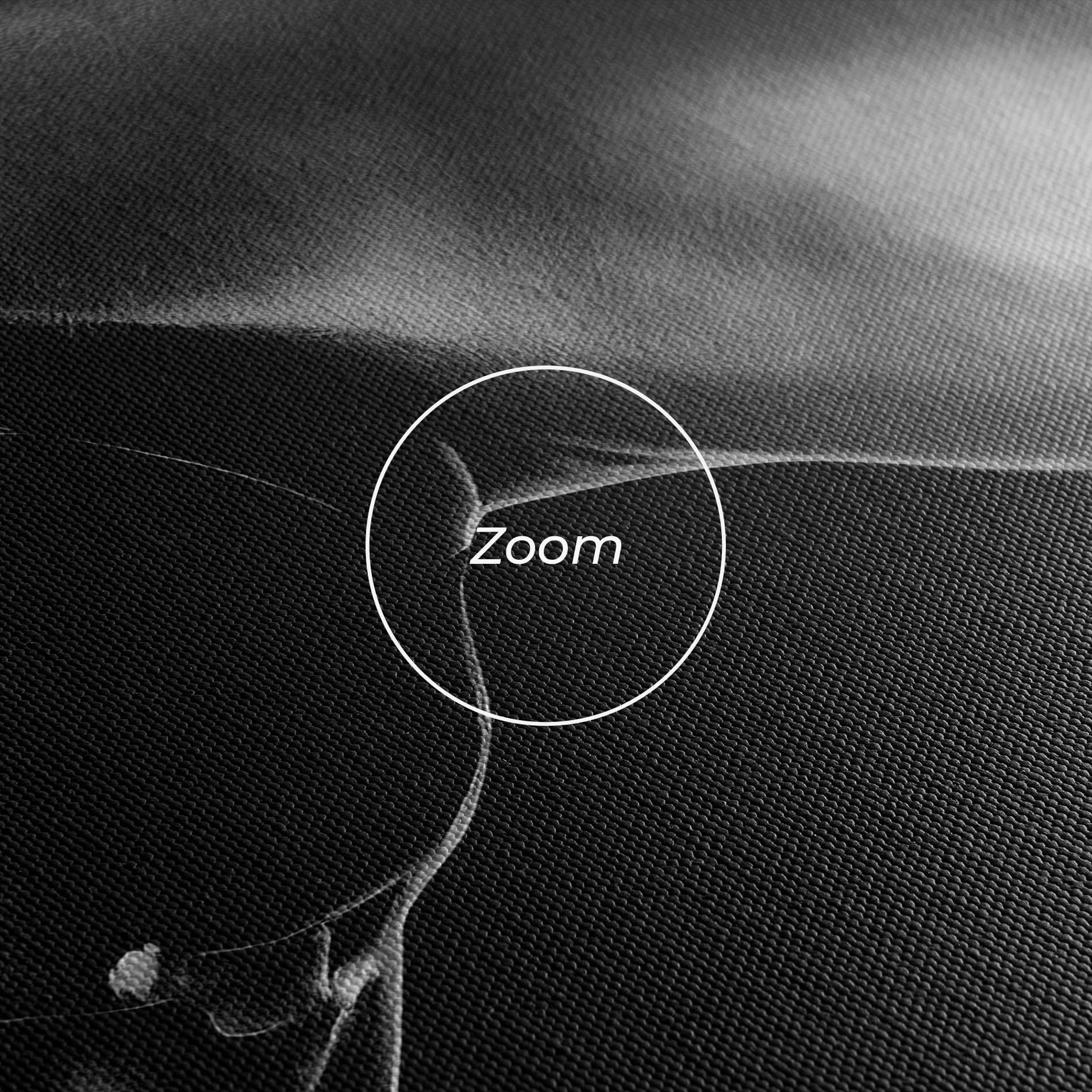 Obraz na Płótnie Gray Horse Profile mockup 3