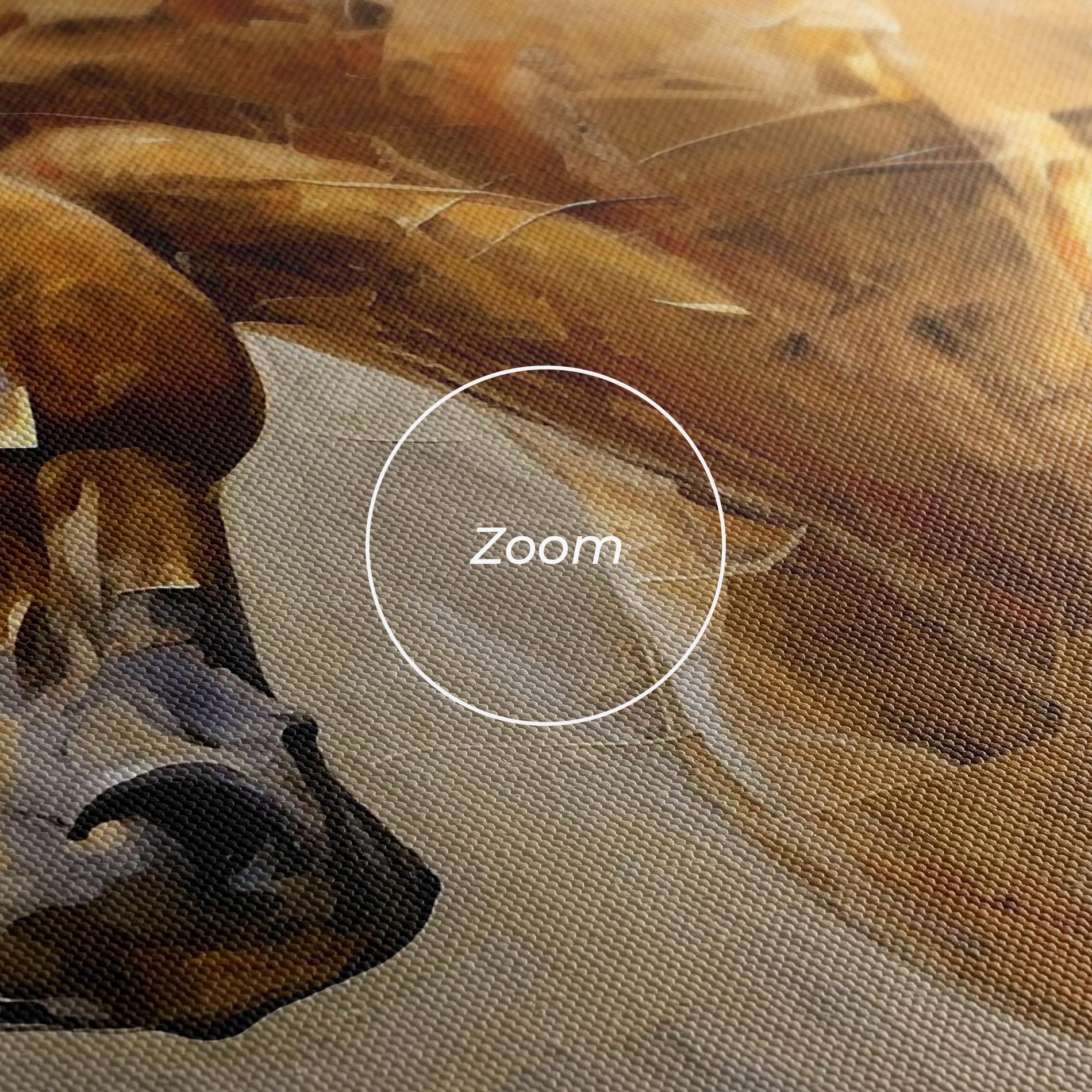 Obraz na Płótnie Light Brown Horse mockup 3