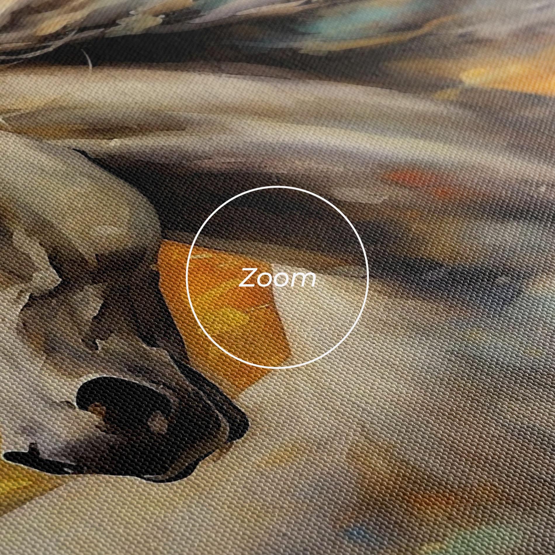 Obraz na Płótnie White Horse Painting mockup 3