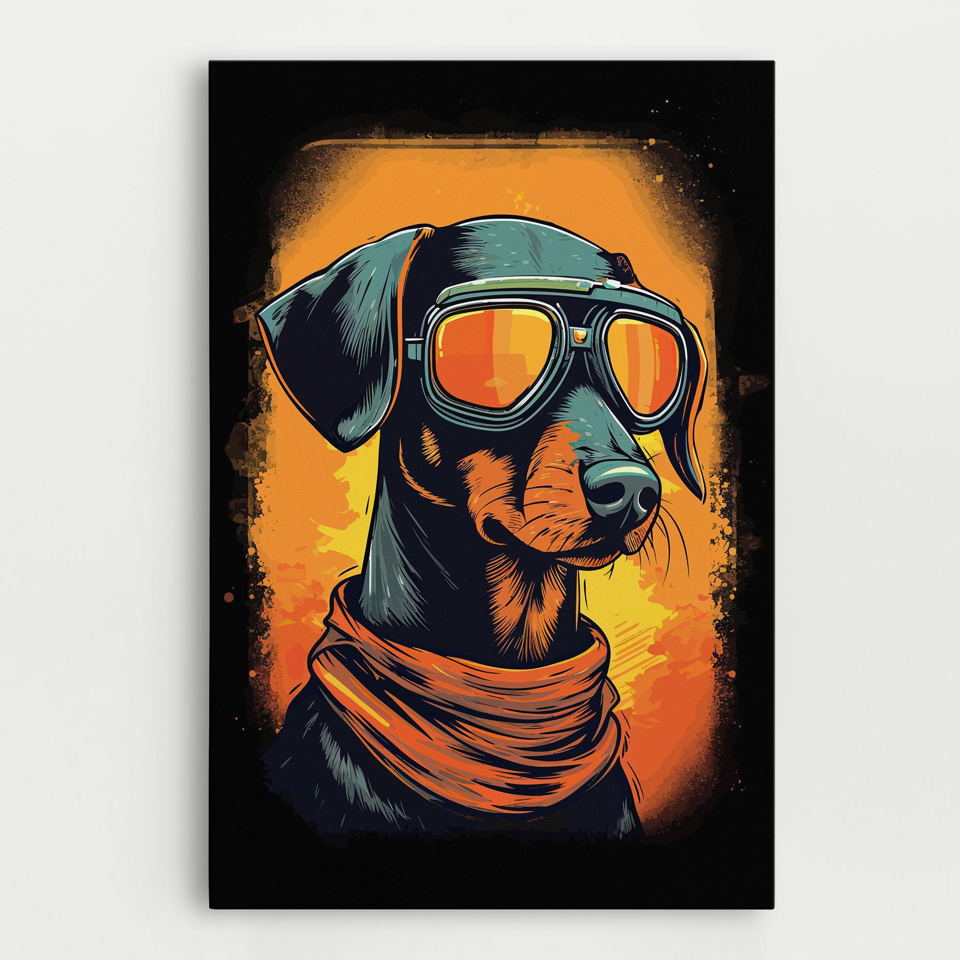 Obraz na Płótnie Cool Dog mockup 0