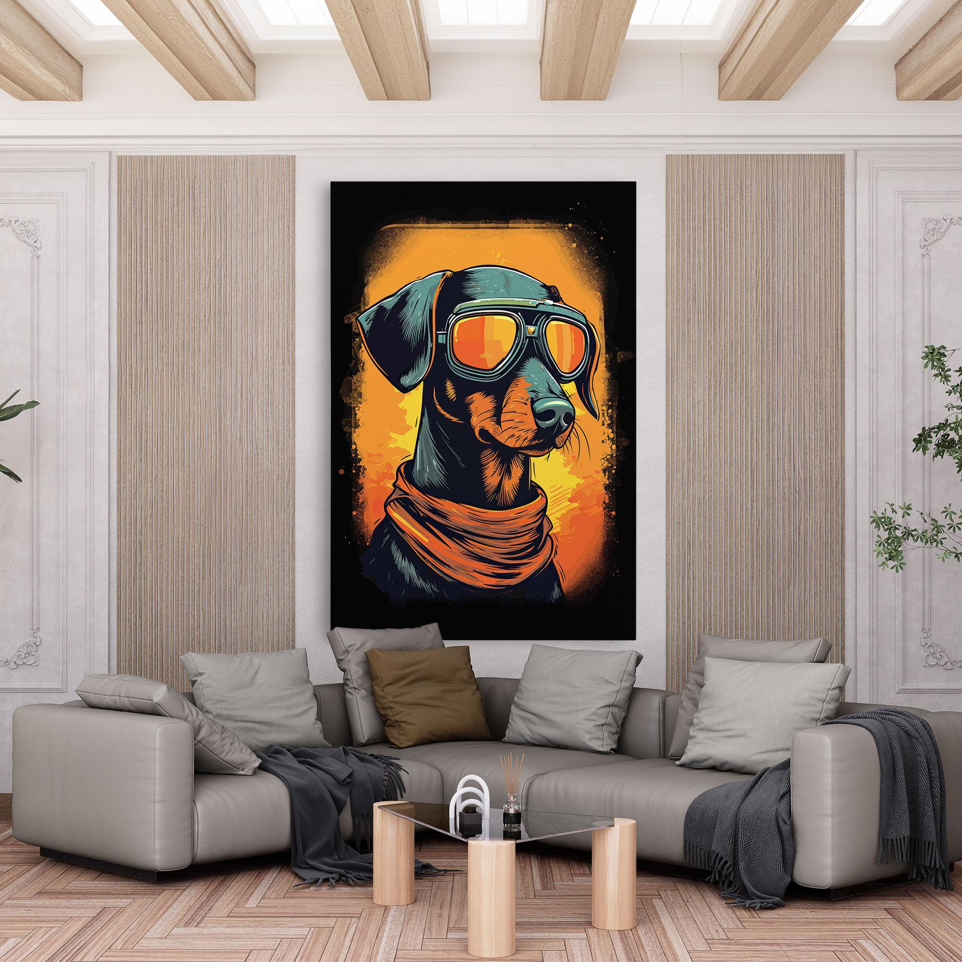 Obraz na Płótnie Cool Dog mockup 6