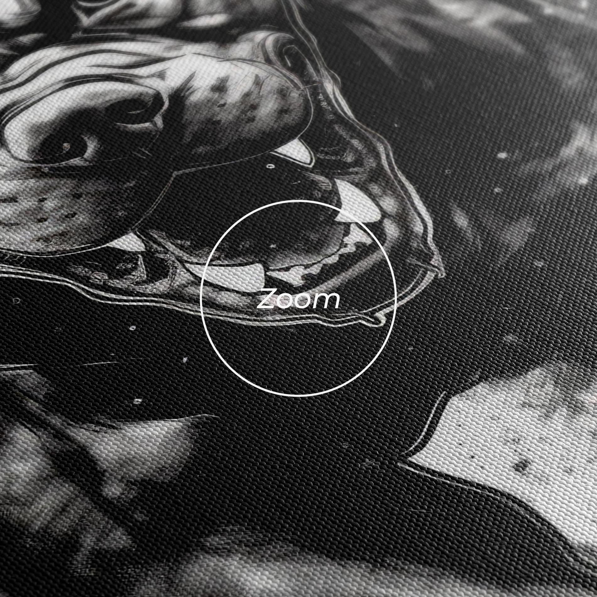 Obraz na Płótnie Angry Dog Jump mockup 3