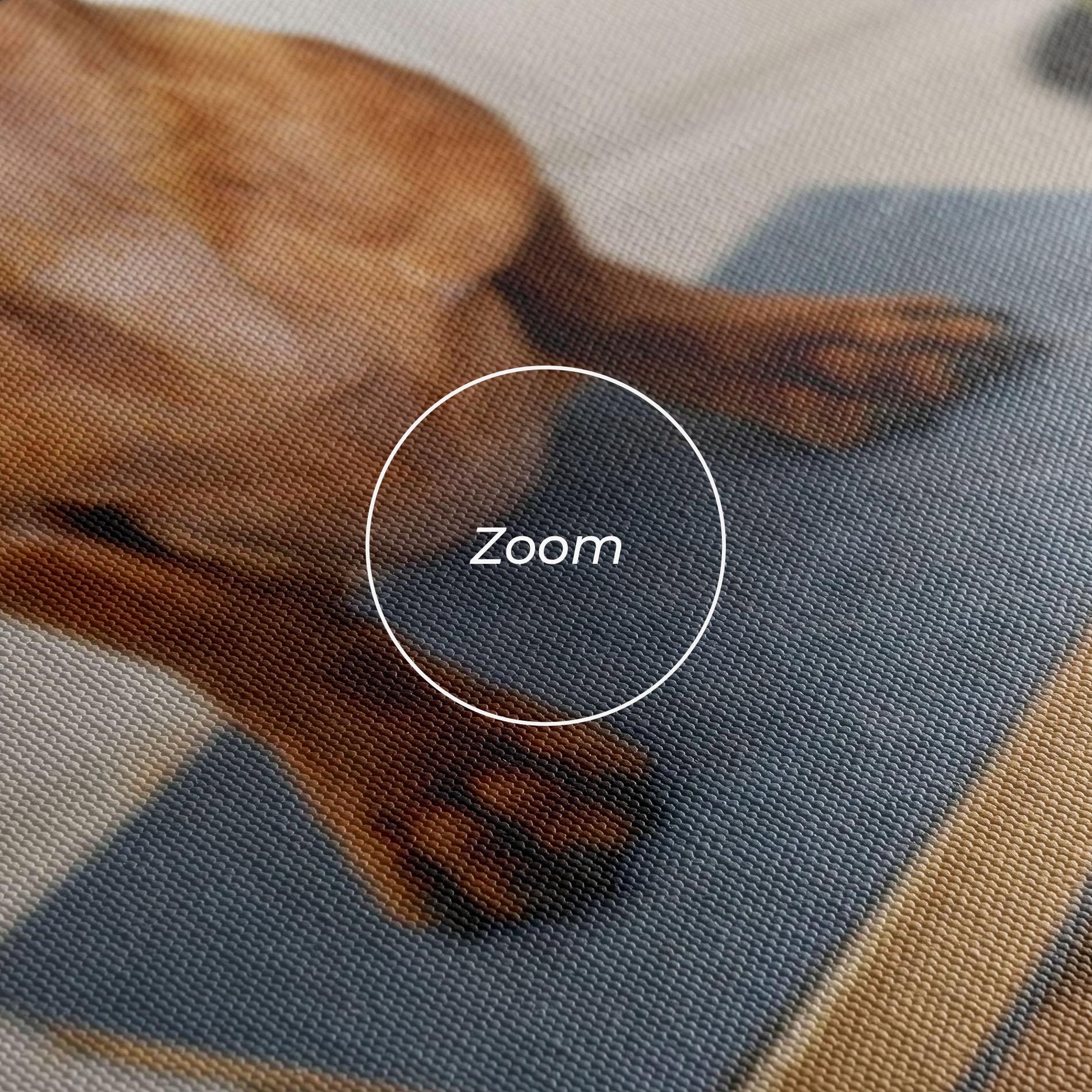 Obraz na Płótnie Books Cute Dog mockup 3