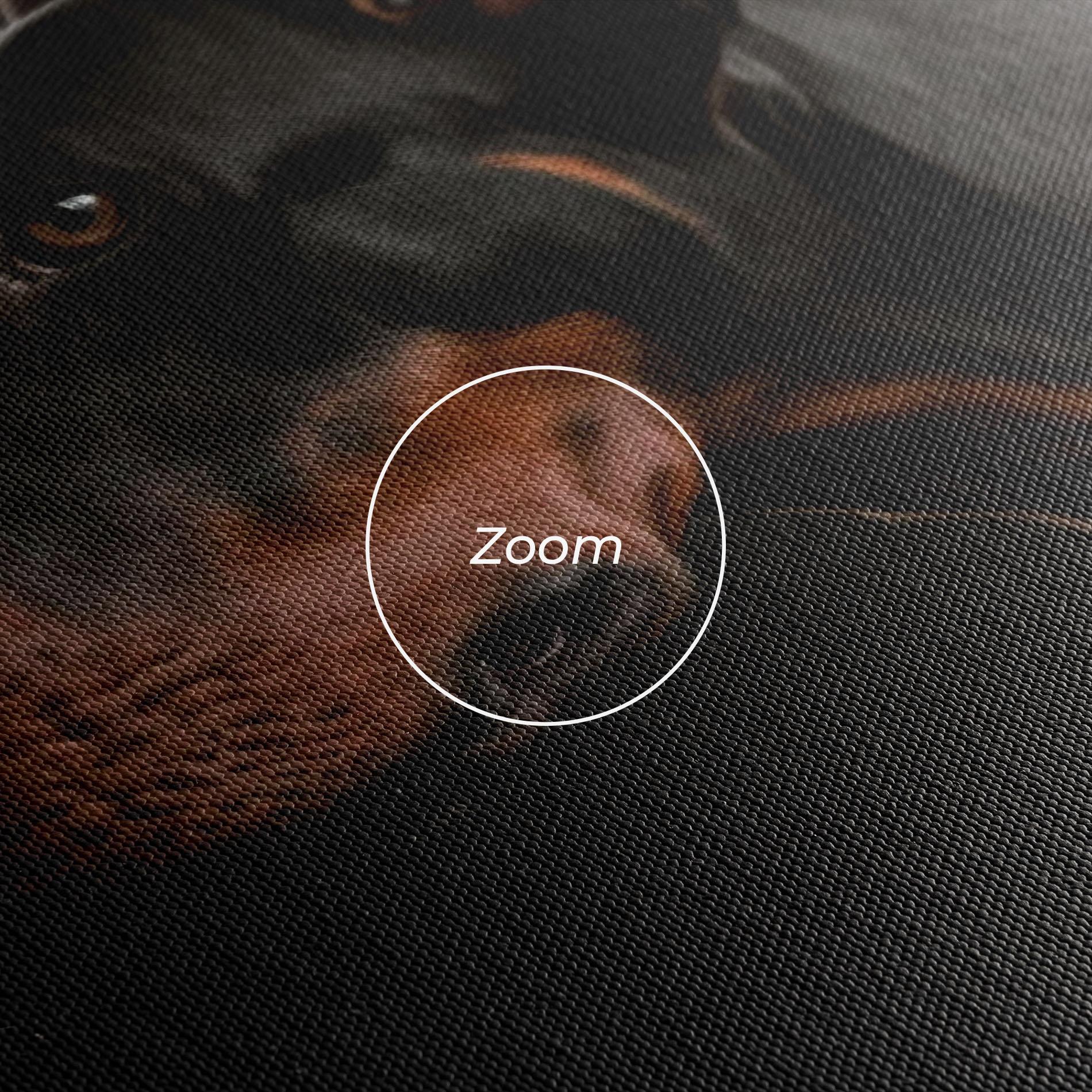 Obraz na Płótnie Doberman Dog Portrait mockup 3