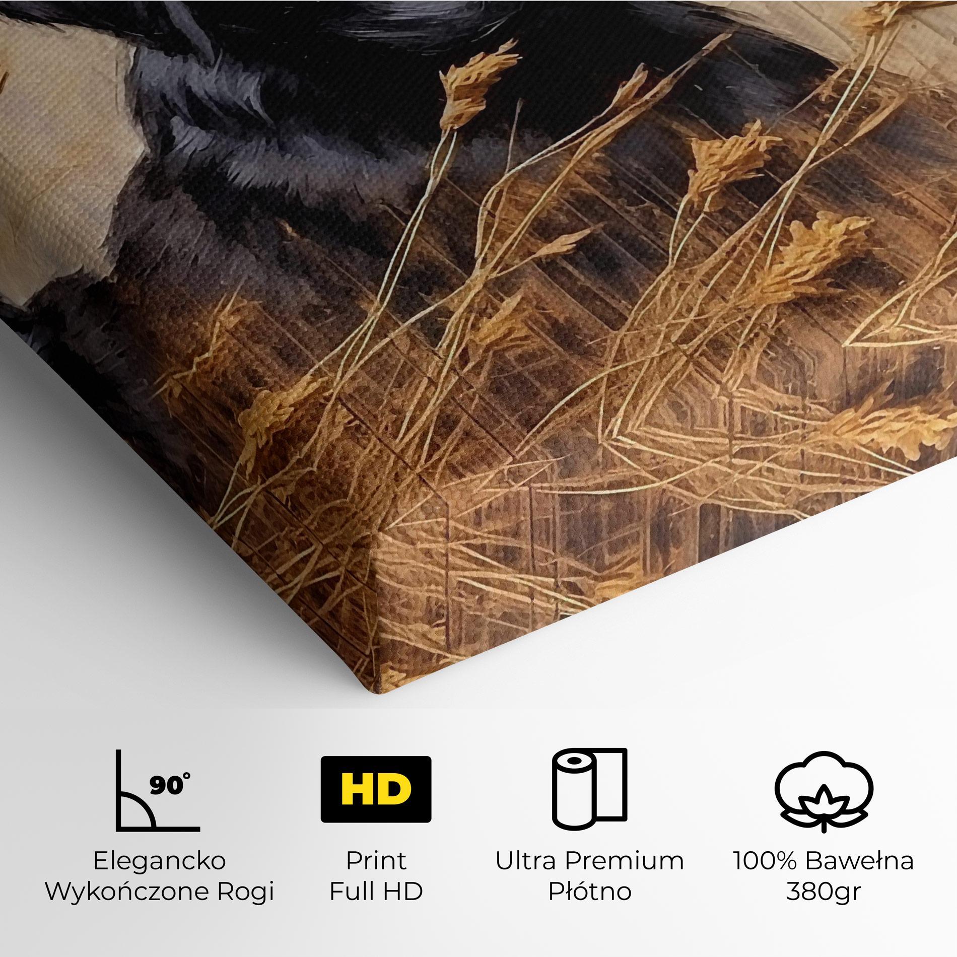 Obraz na Płótnie Black Dog Art mockup 4