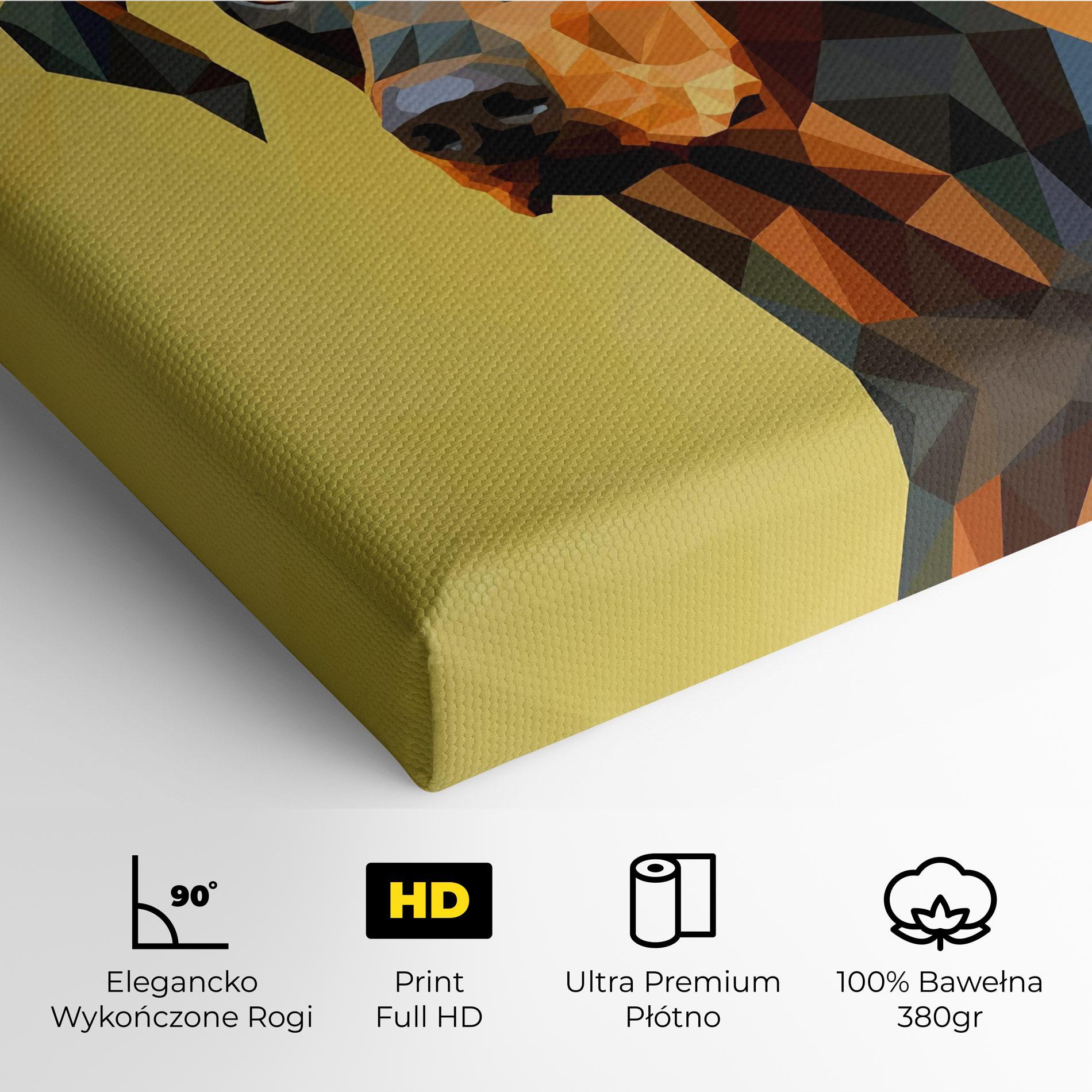 Obraz na Płótnie Digital Art Dog mockup 4