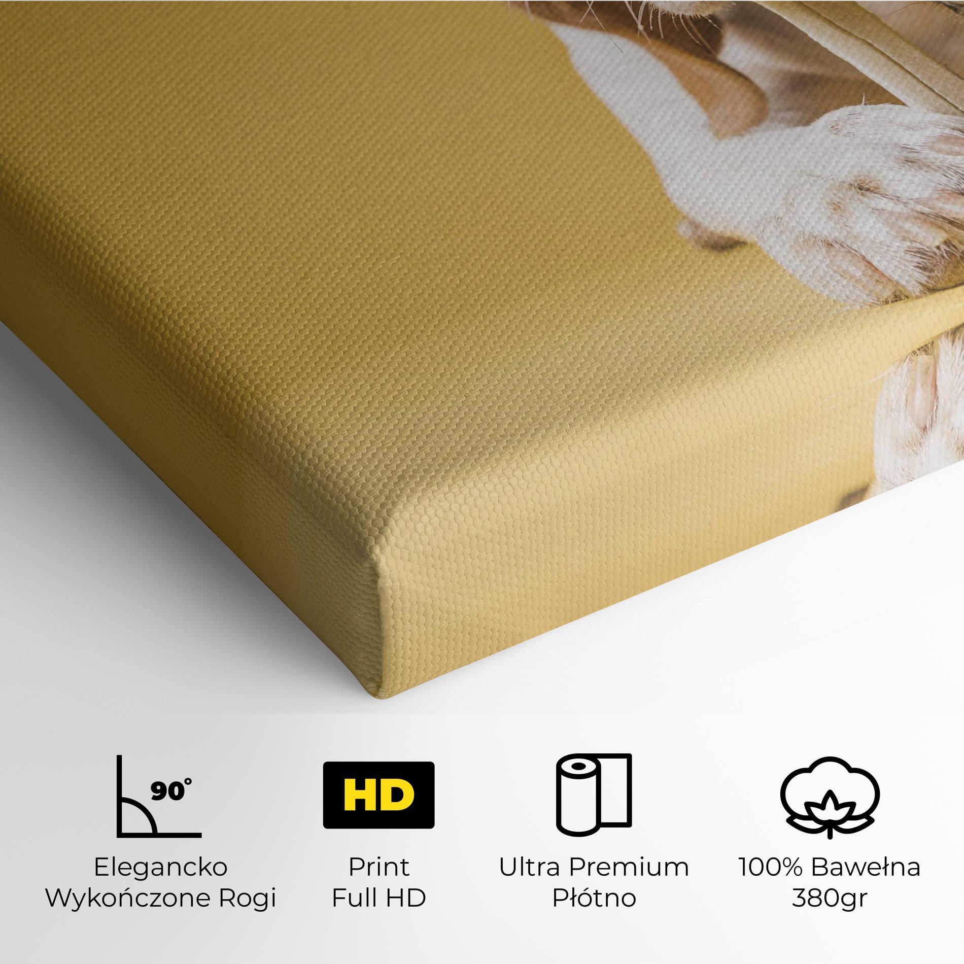 Obraz na Płótnie Dog Eating Bone mockup 4