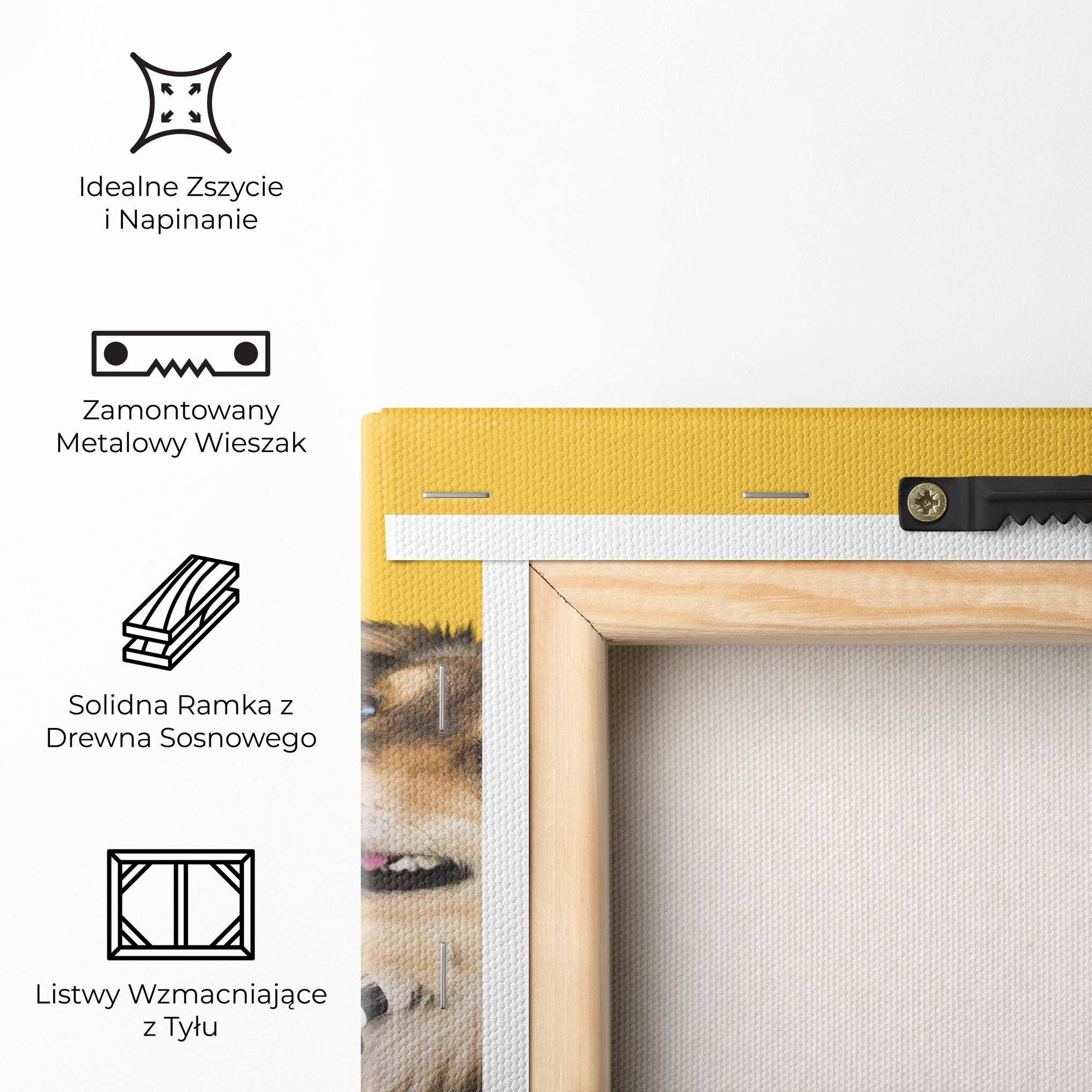 Obraz na Płótnie Cute Smiling Dog mockup 5