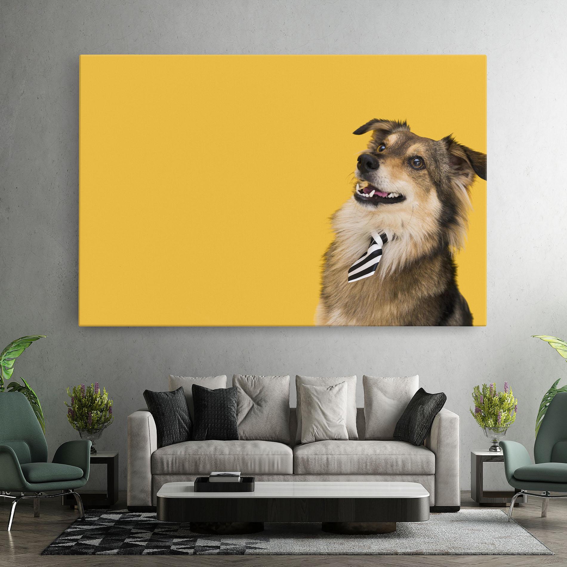 Obraz na Płótnie Cute Smiling Dog mockup 7