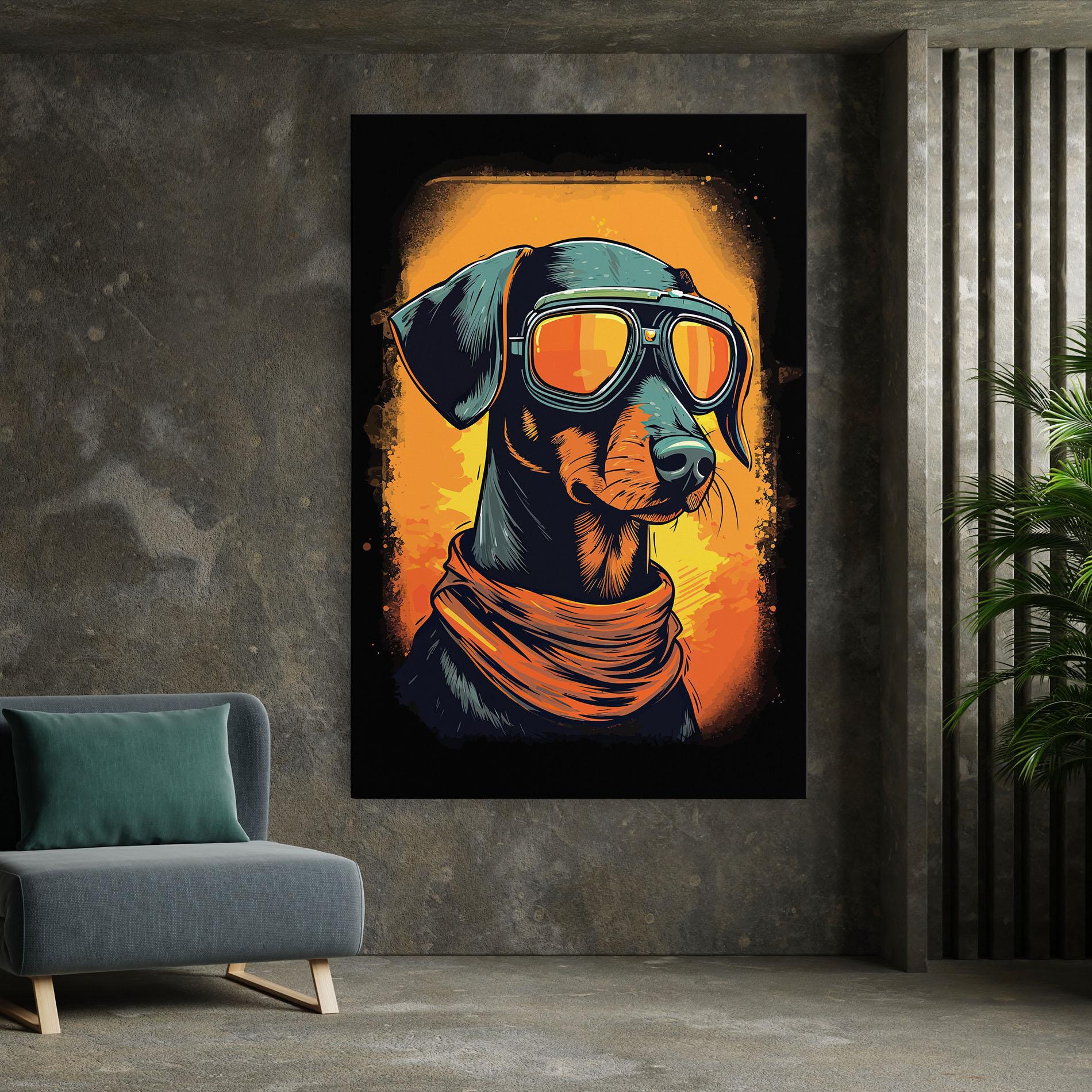 Obraz na Płótnie Cool Dog mockup 7