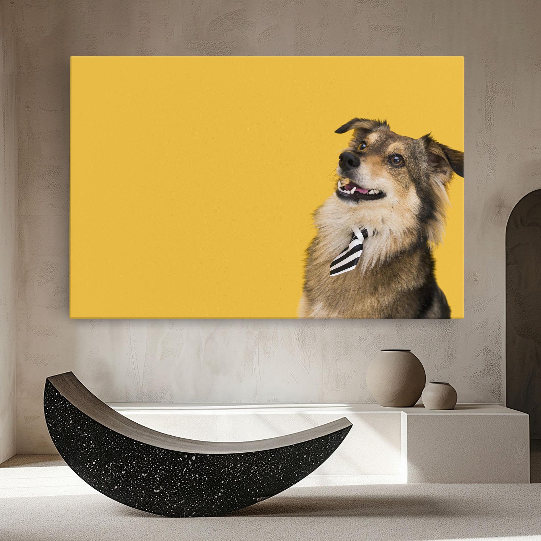 Obraz na Płótnie Cute Smiling Dog mockup 8