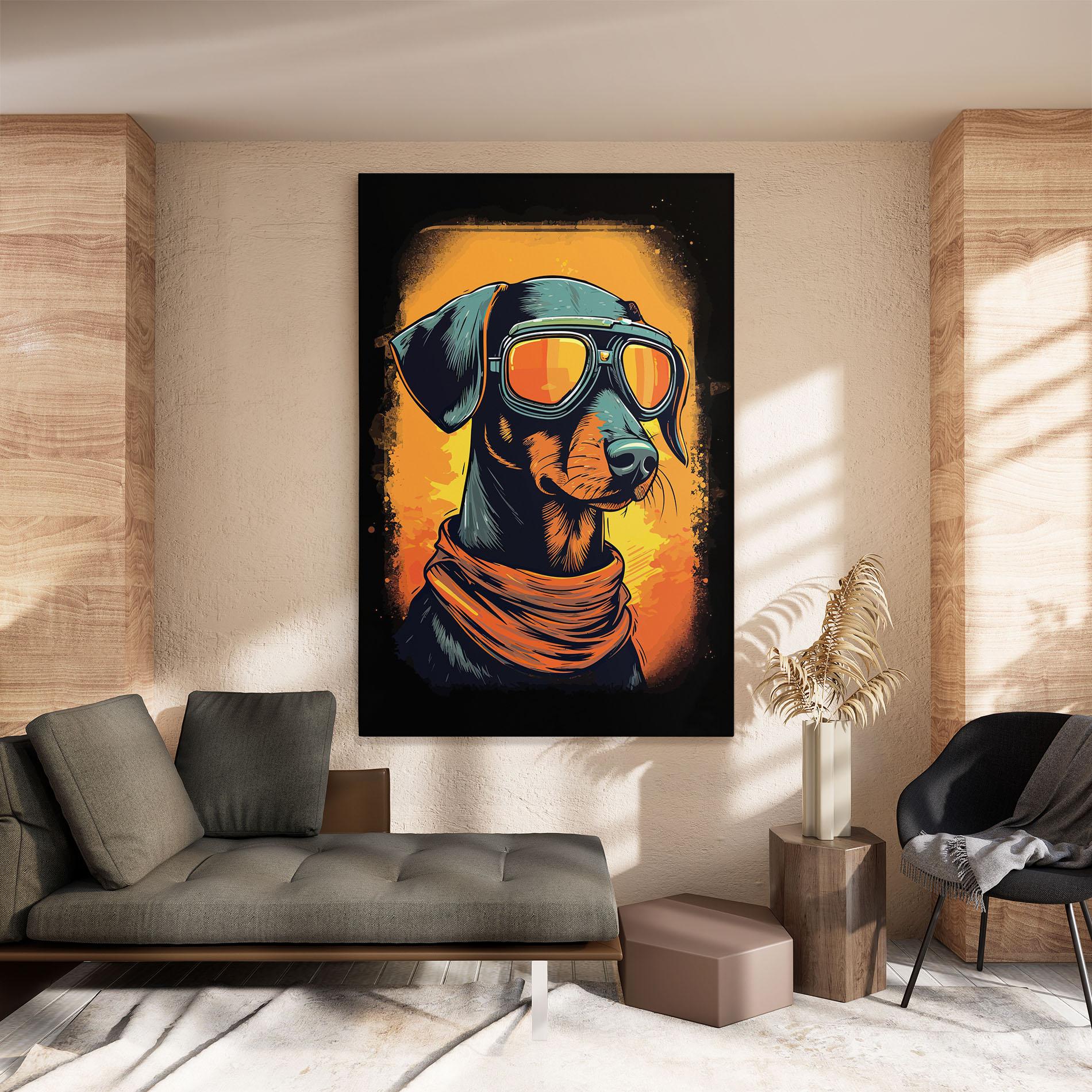 Obraz na Płótnie Cool Dog mockup 8