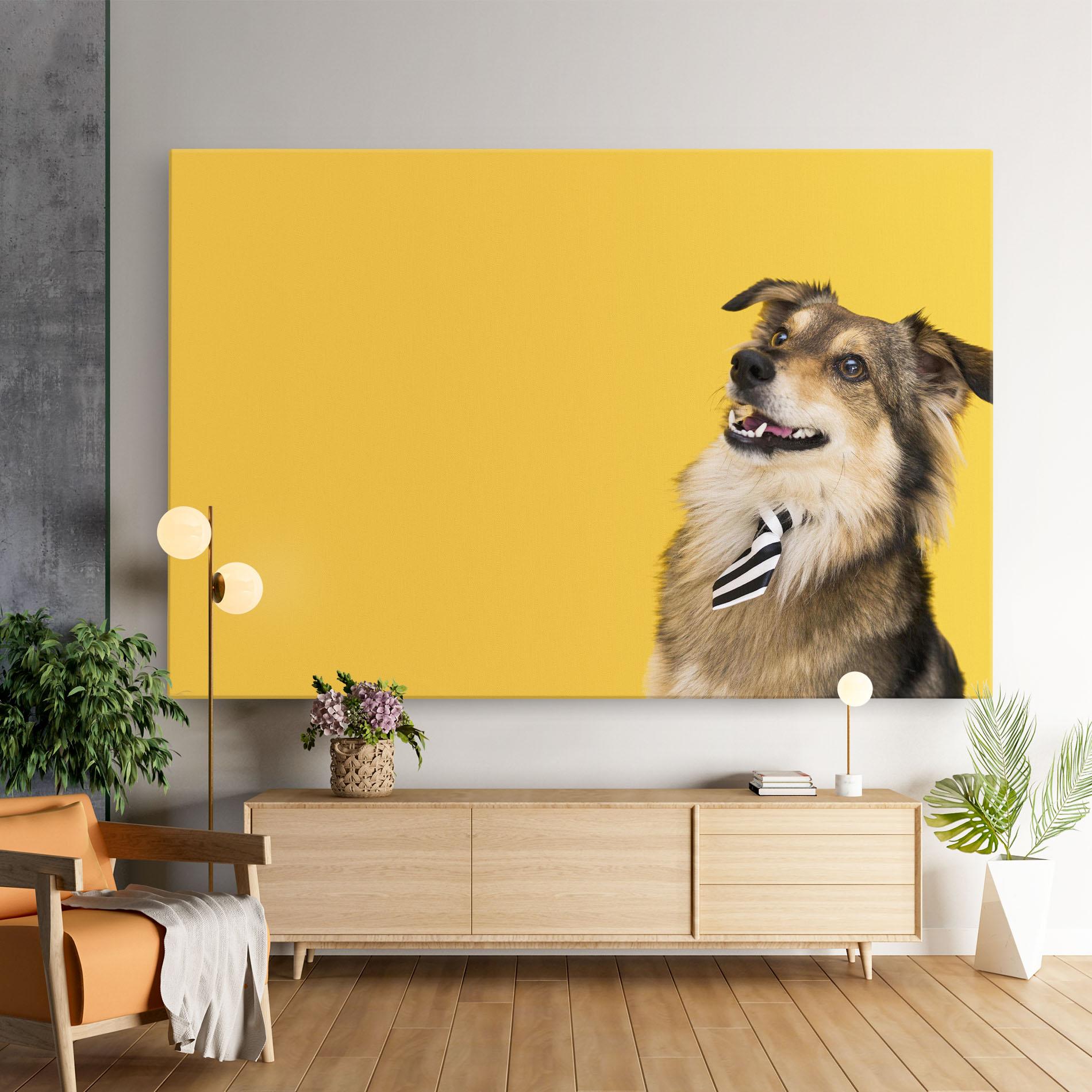 Obraz na Płótnie Cute Smiling Dog mockup 9