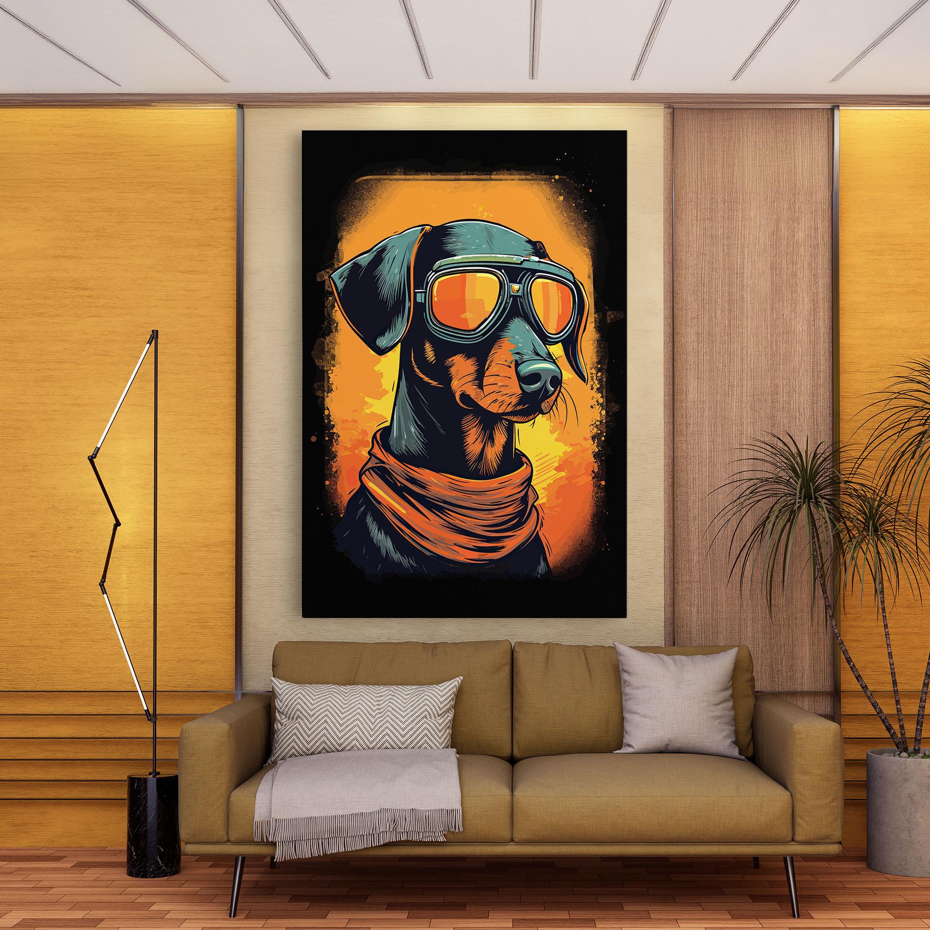 Obraz na Płótnie Cool Dog mockup 9