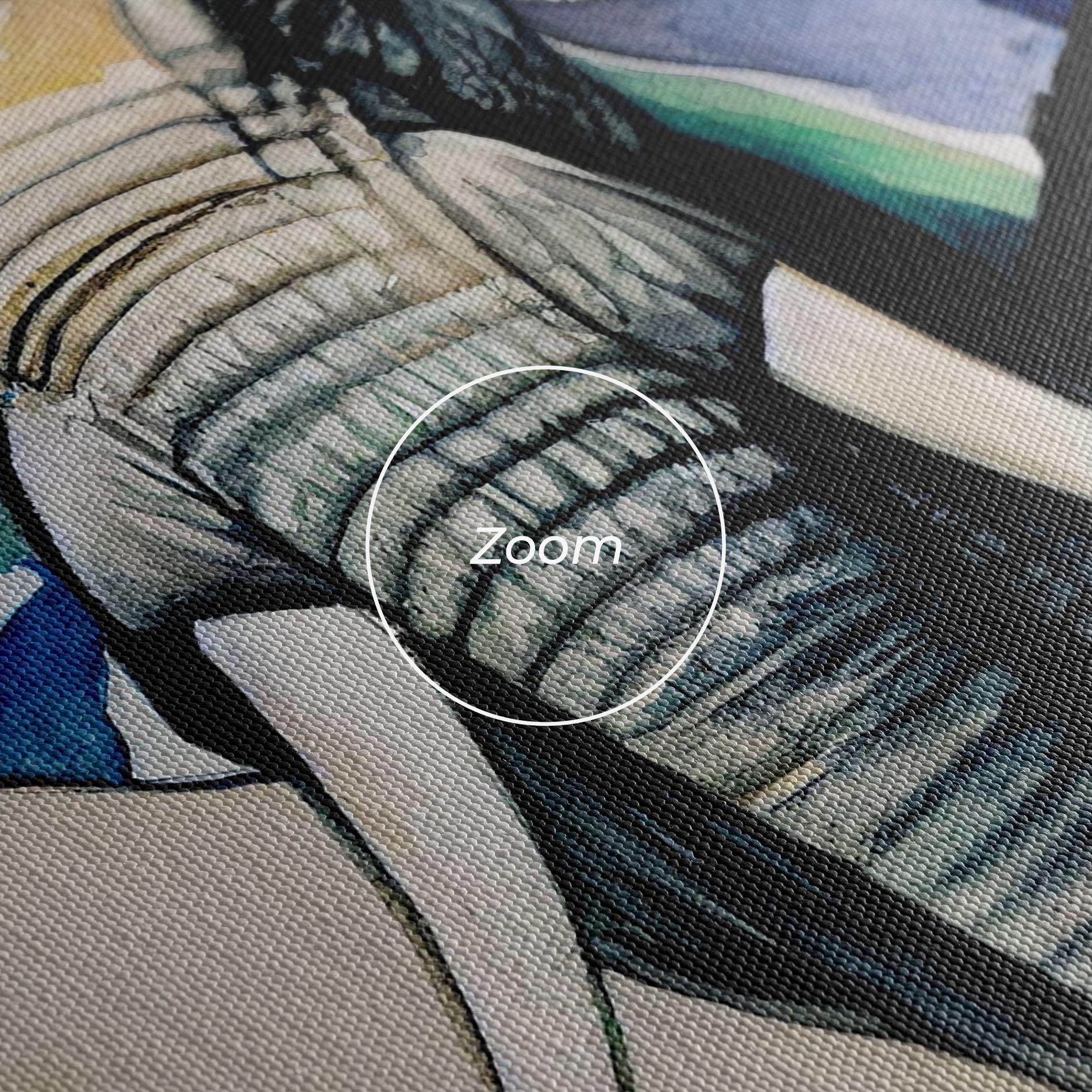 Obraz na Płótnie Watercolor Elephant Art mockup 3