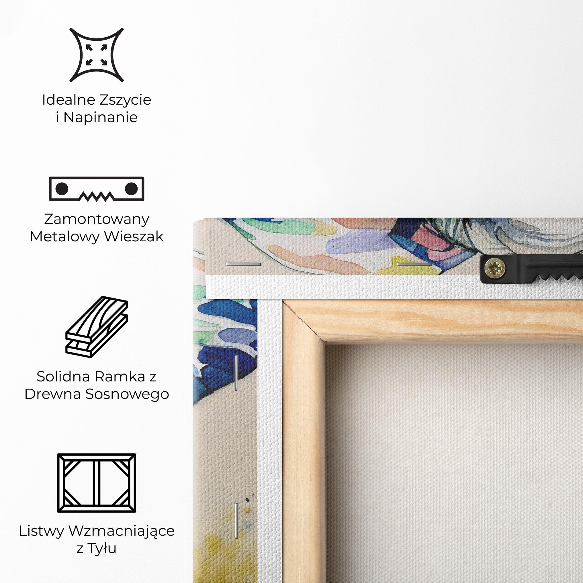 Obraz na Płótnie Watercolor Elephant Art mockup 5