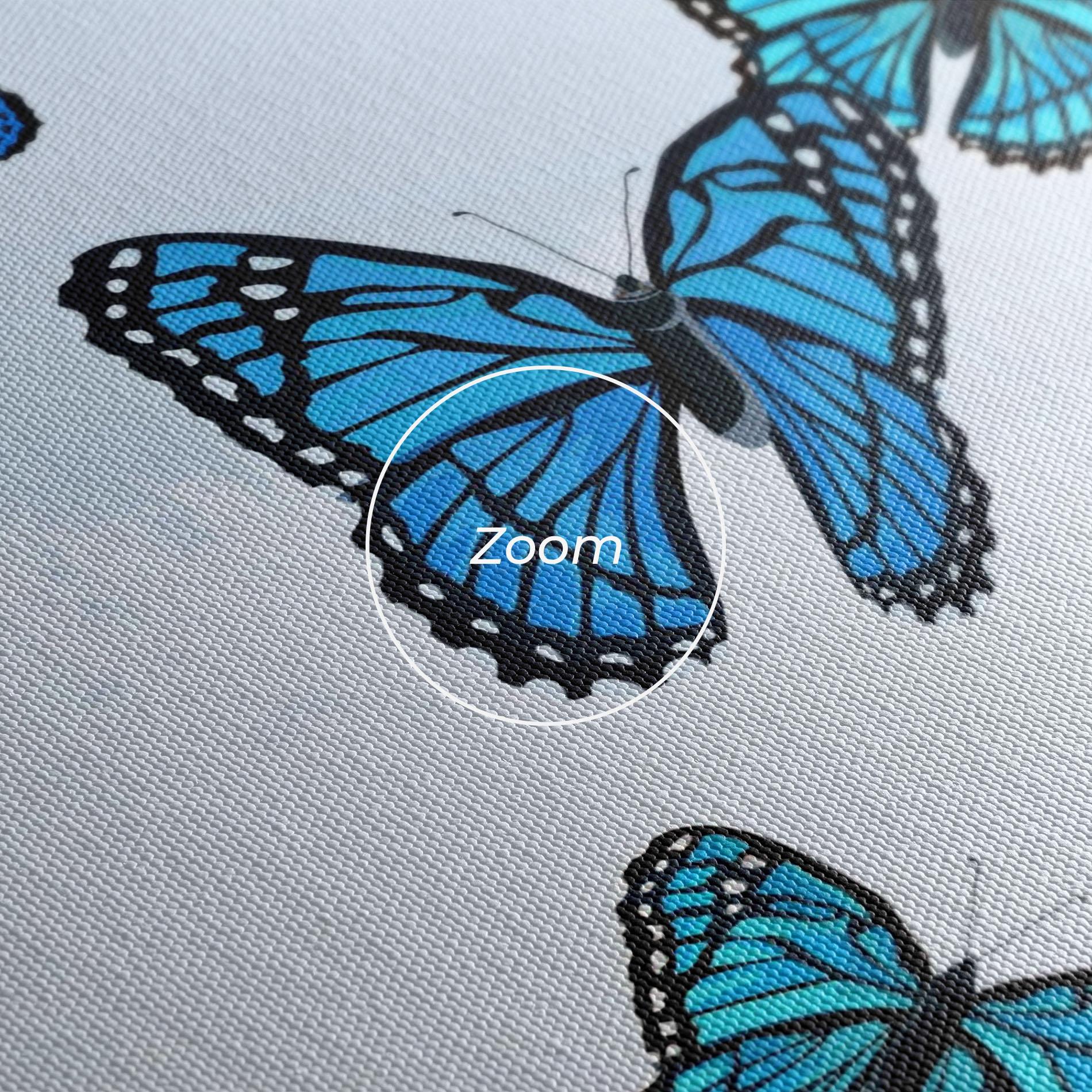 Obraz na Płótnie Blue Sky Butterfly mockup 3