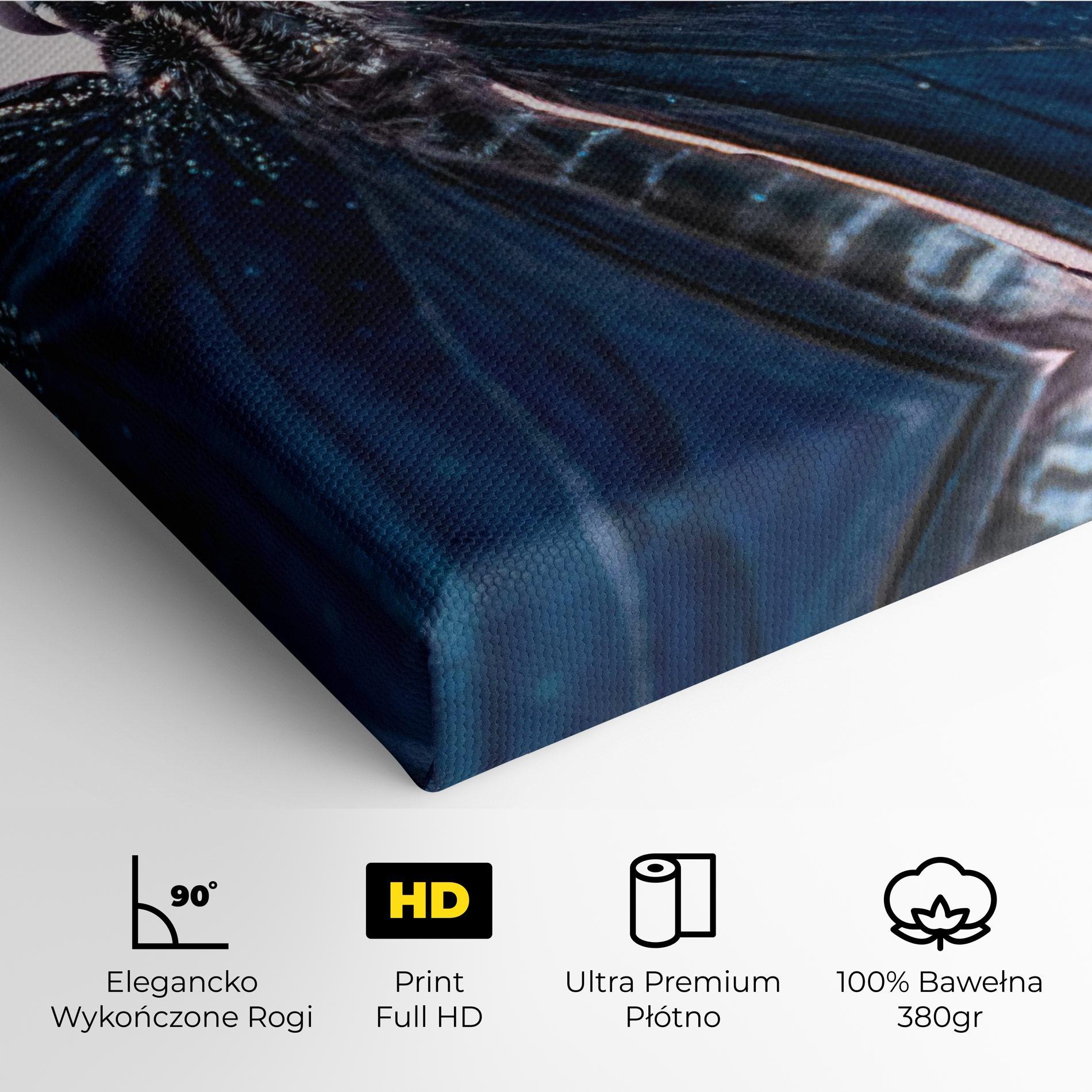 Obraz na Płótnie Blue Butterfly mockup 4