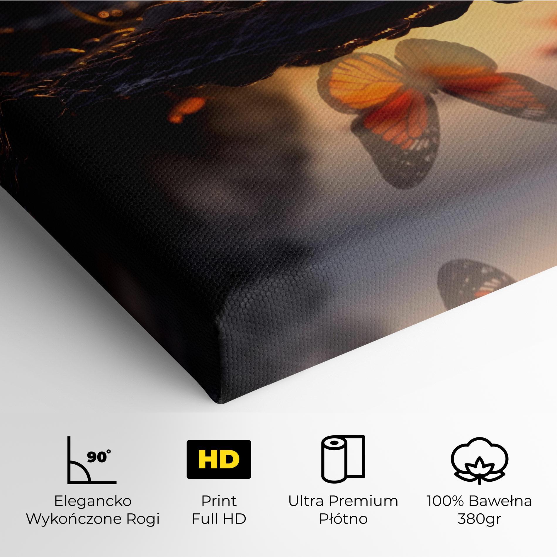 Obraz na Płótnie Sun Water Butterfly mockup 4