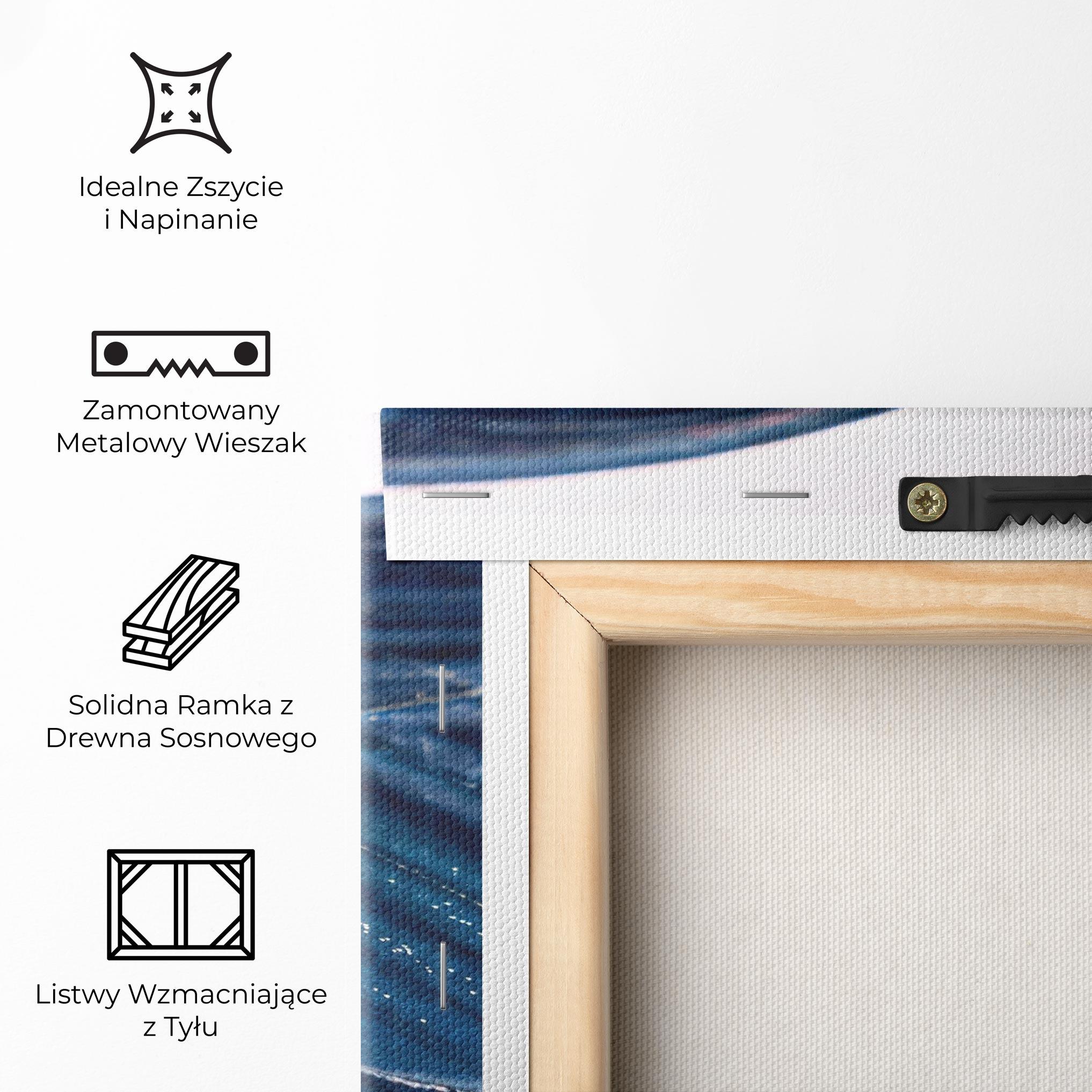 Obraz na Płótnie Blue Butterfly mockup 5