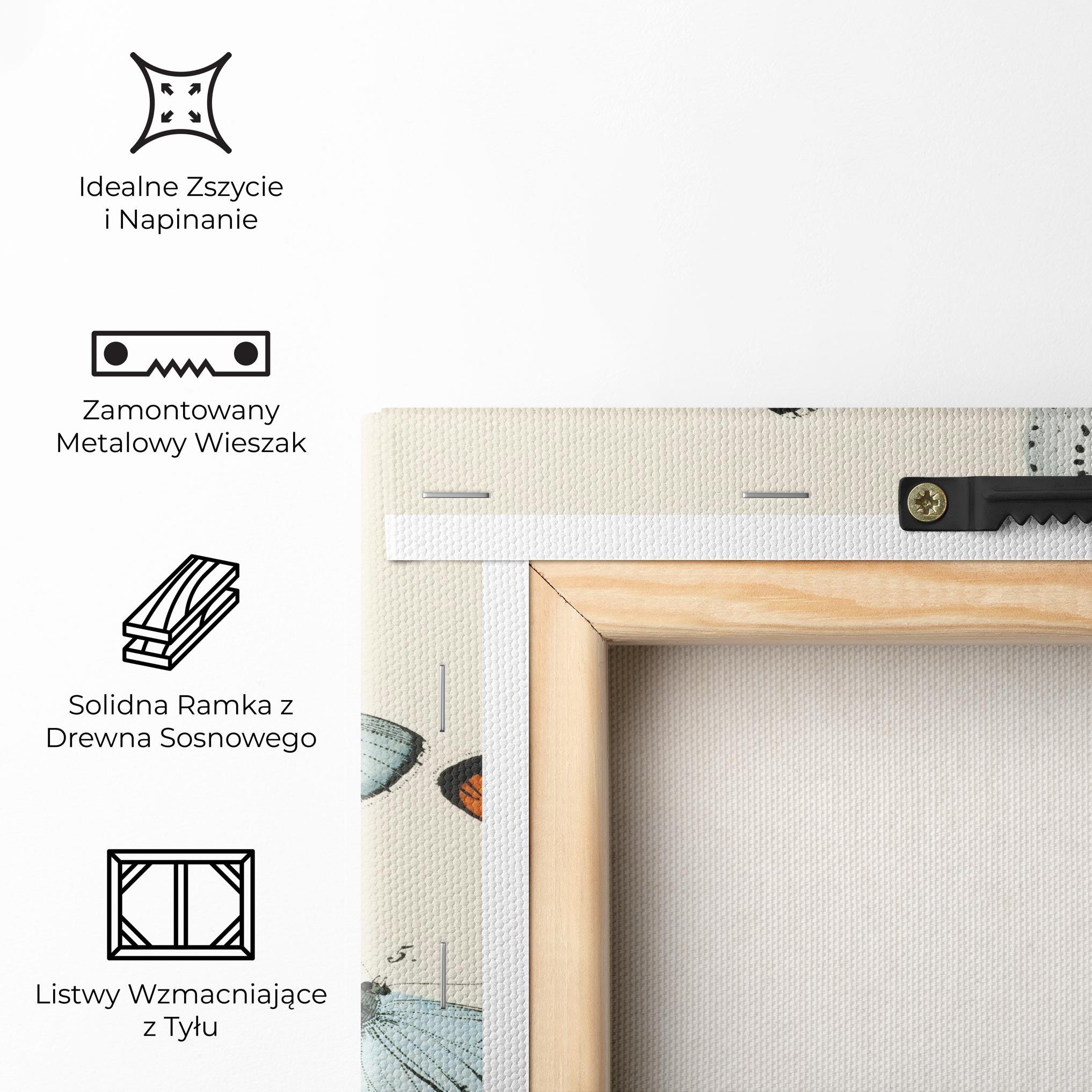 Obraz na Płótnie Moving Butterflies mockup 5