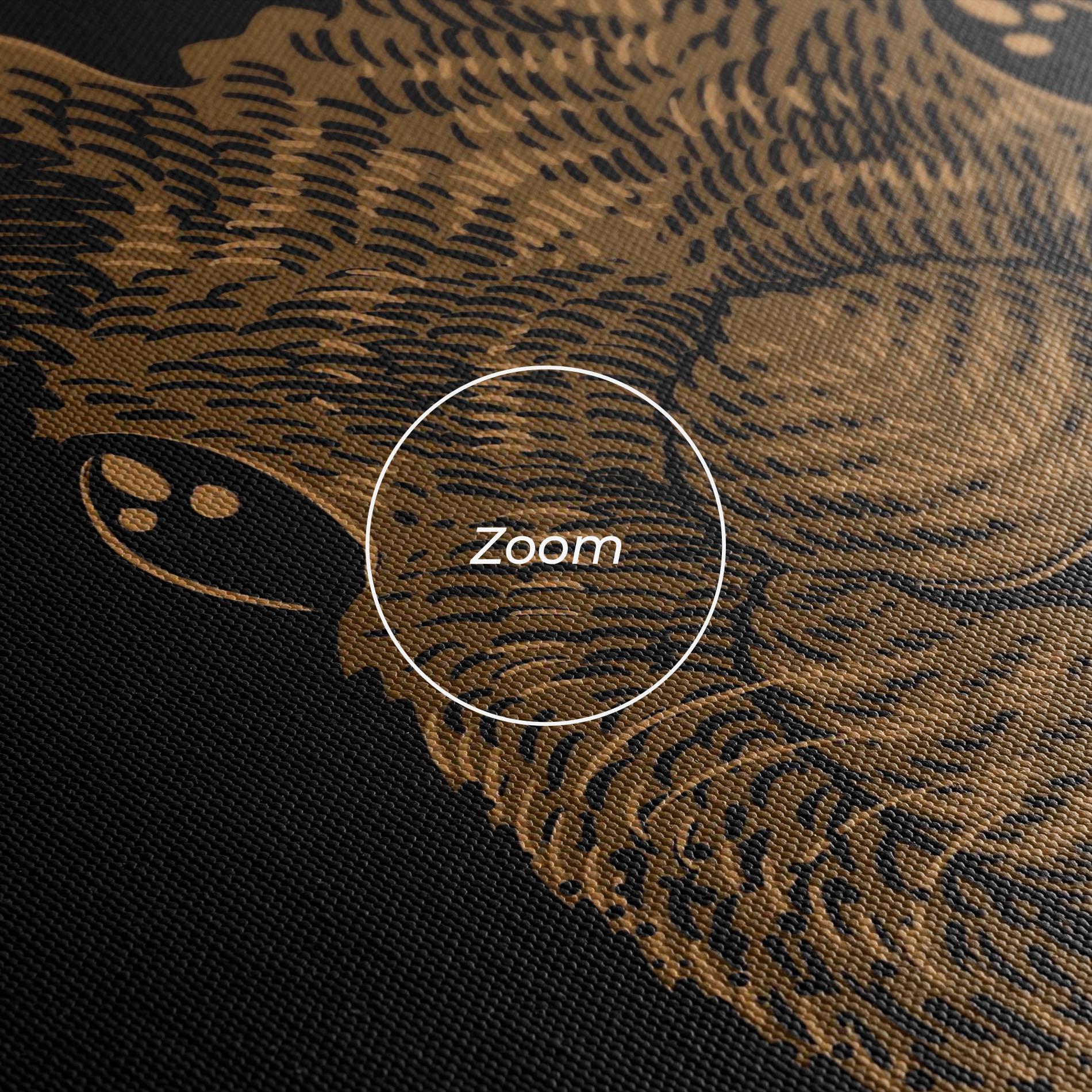 Obraz na Płótnie Brown Bunny mockup 3