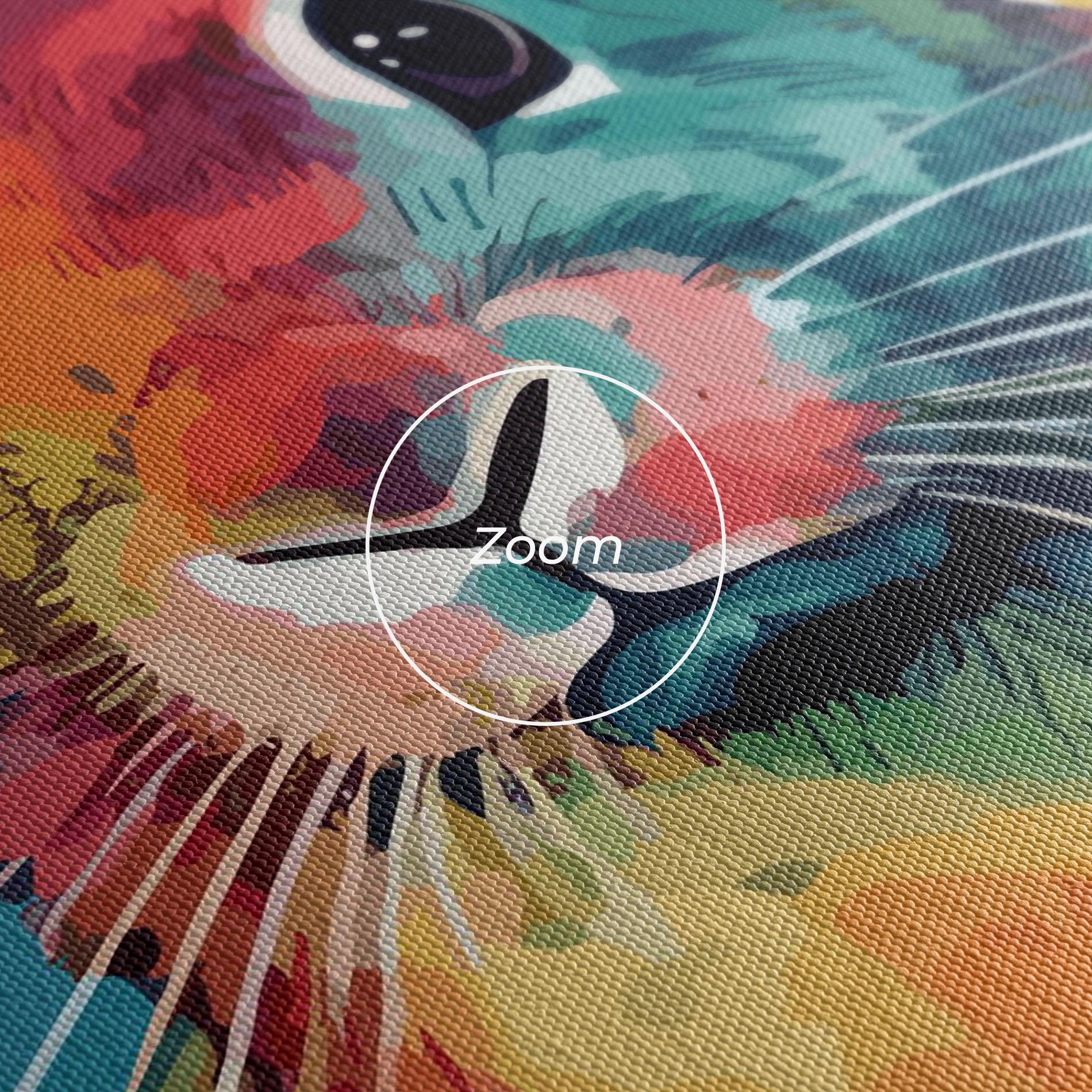 Obraz na Płótnie Brush Rabbit mockup 3