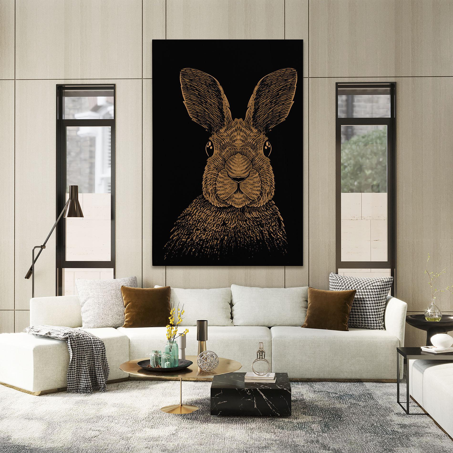 Obraz na Płótnie Brown Bunny mockup 2