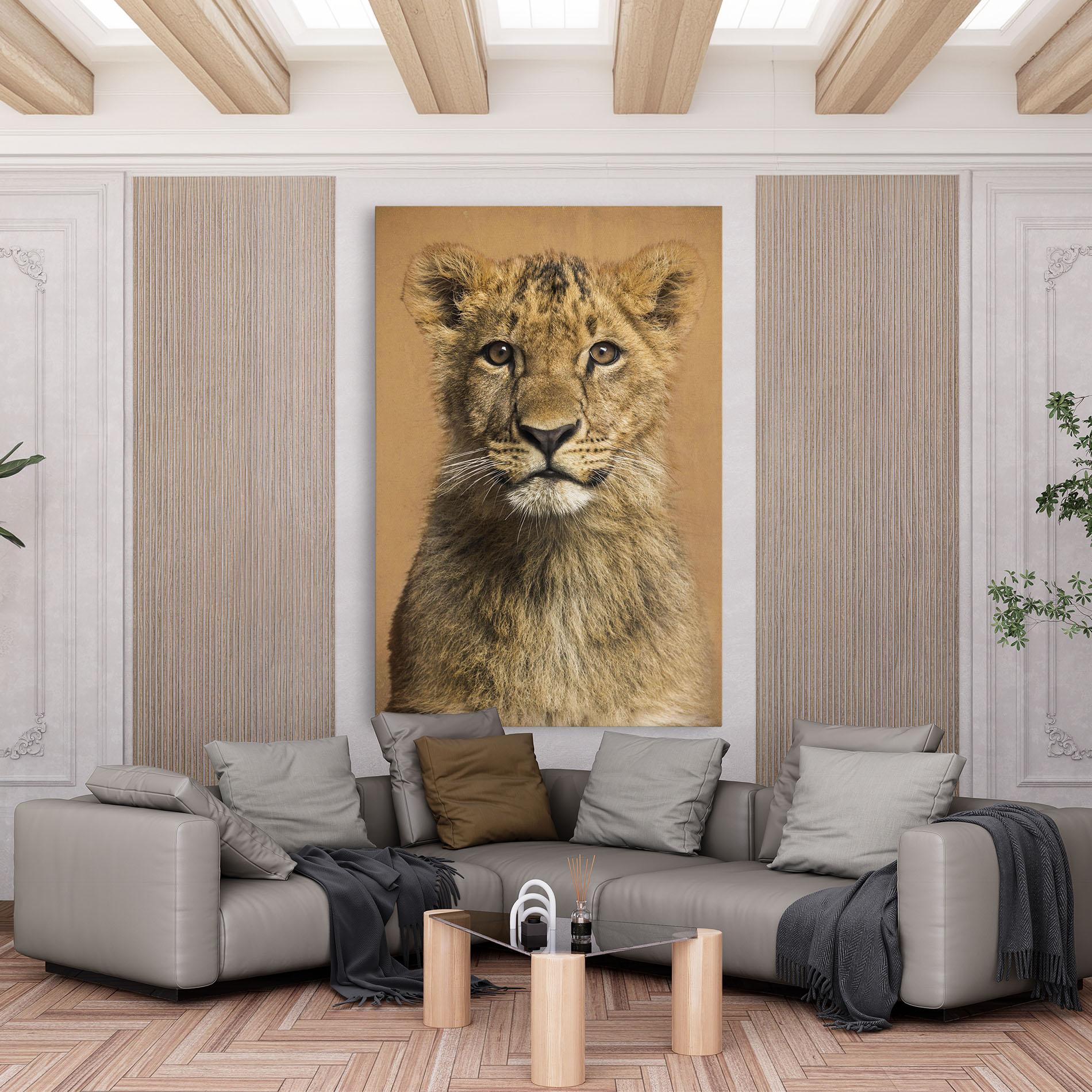 Obraz na Płótnie Baby Lion mockup 6